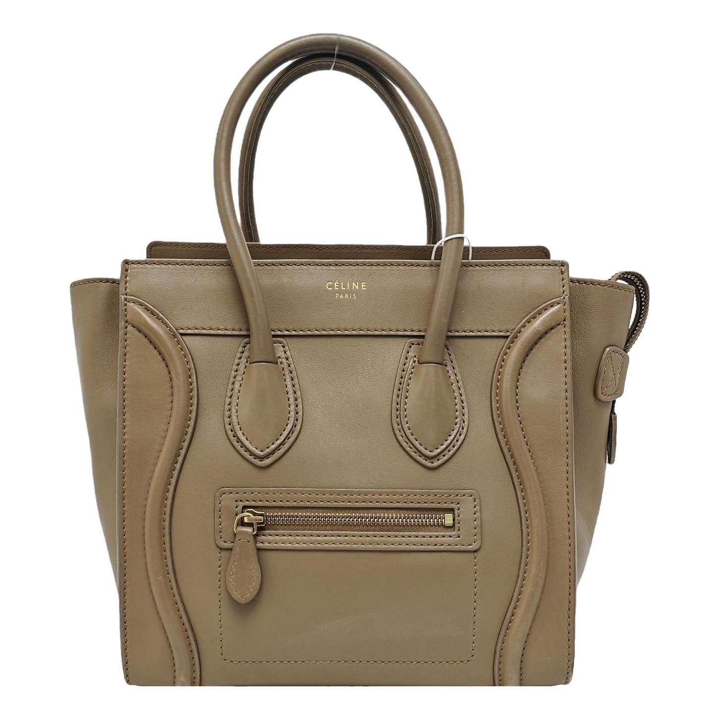 Luggage leather handbag