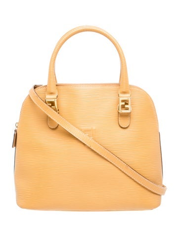 Leather Top Handle Bag Vintage