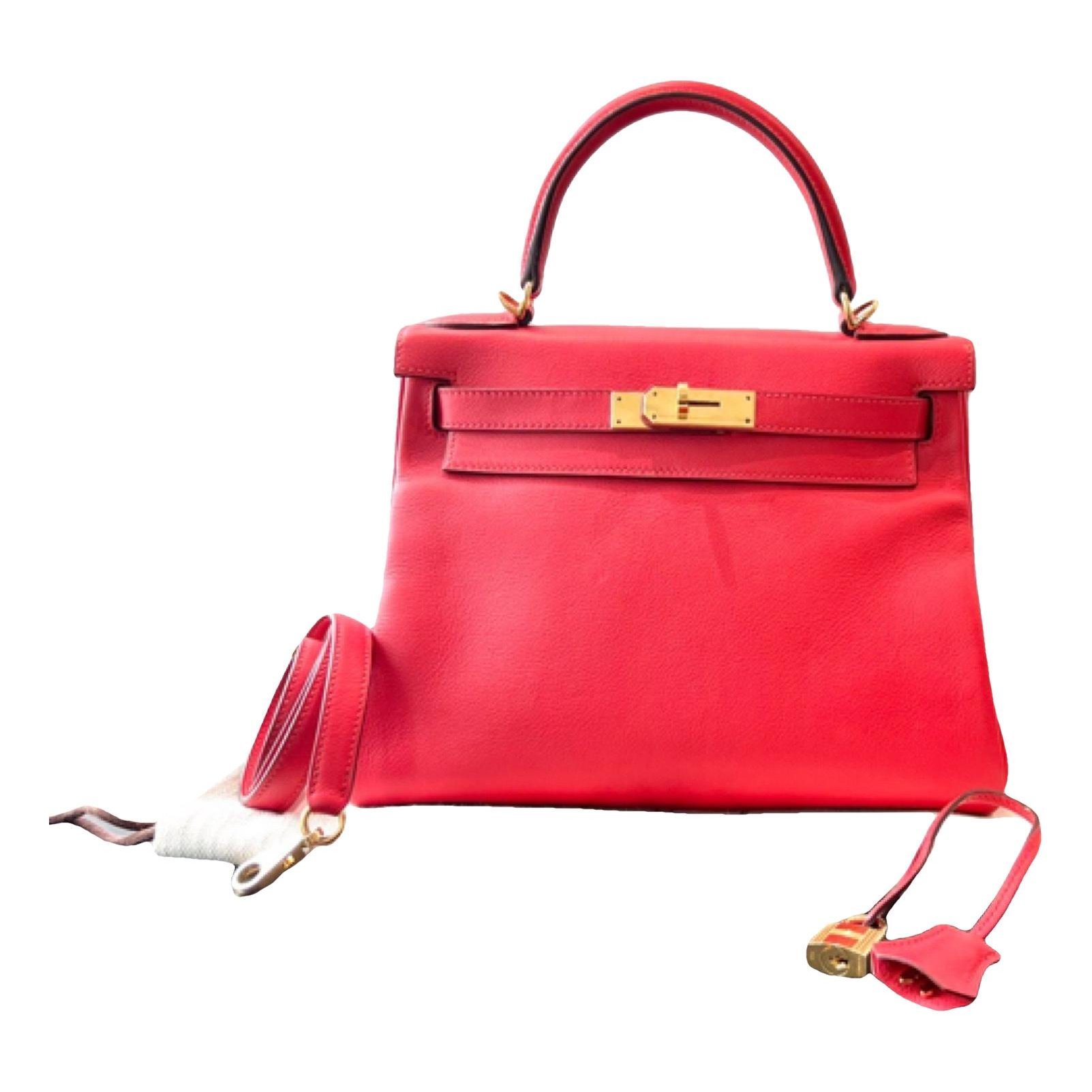 Kelly 28 leather handbag