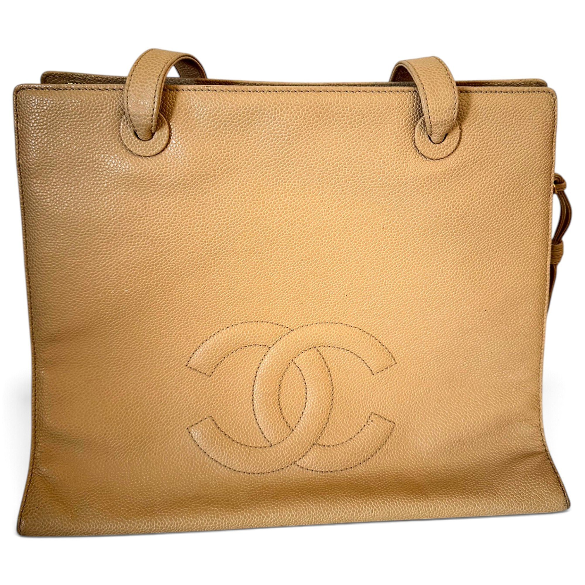 Leather tote