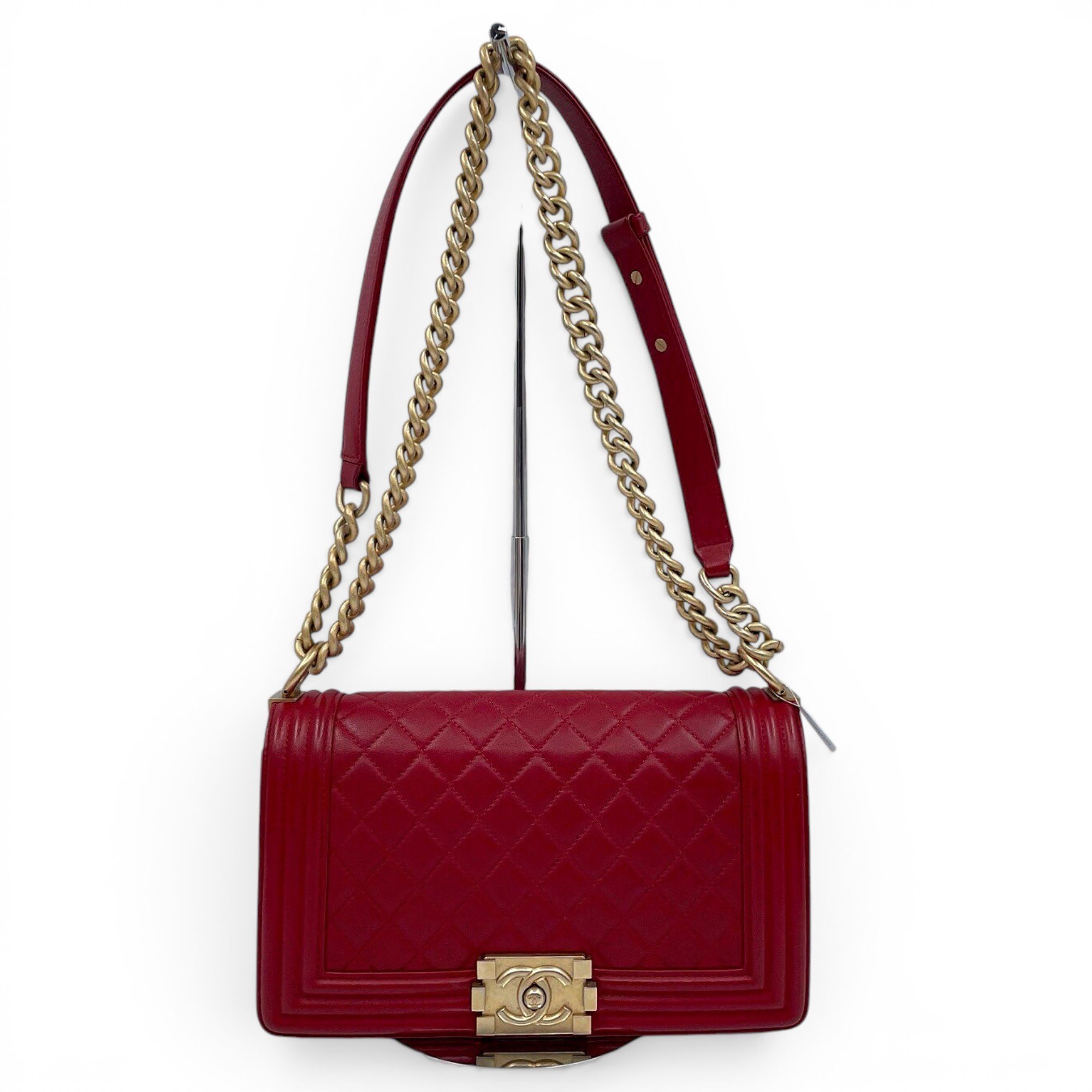 Boy leather crossbody bag