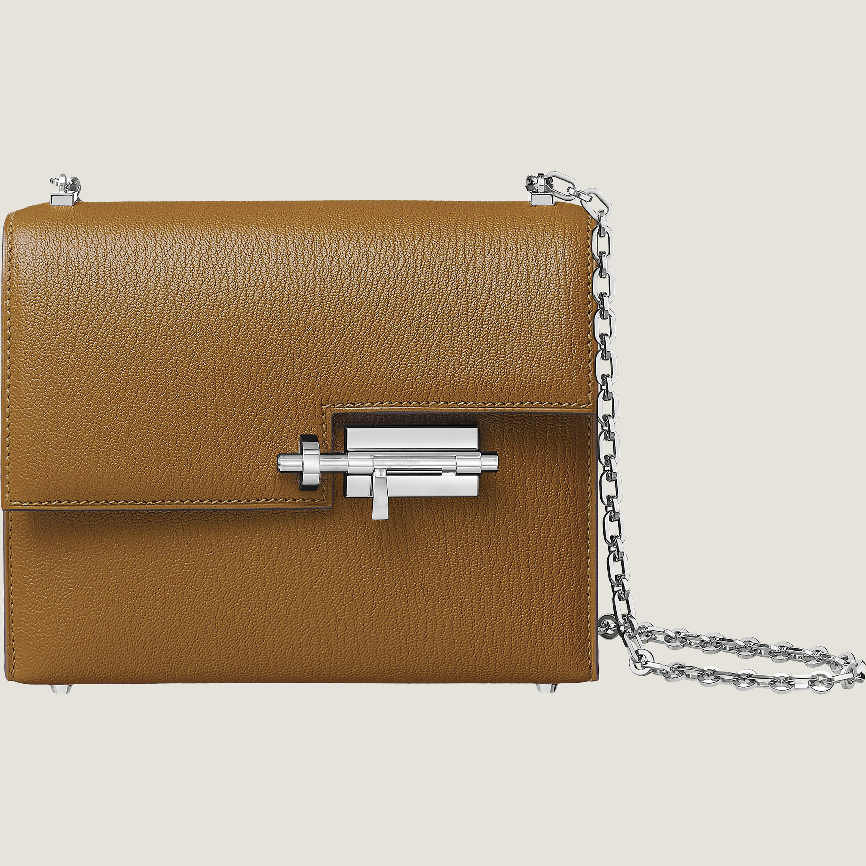 Verrou Chaine mini bag in Kraft