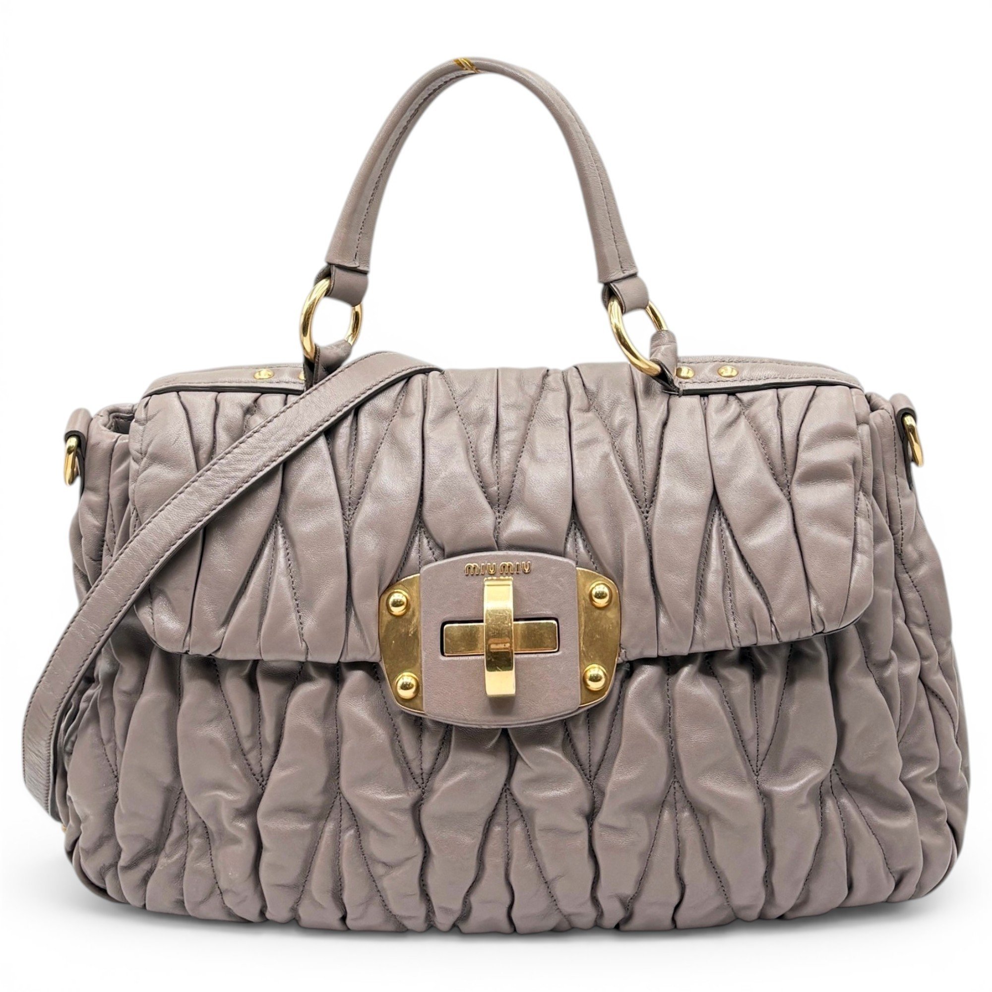 Leather handbag