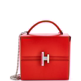 Hermes Cinhetic Top Handle Bag Chevre Mysore