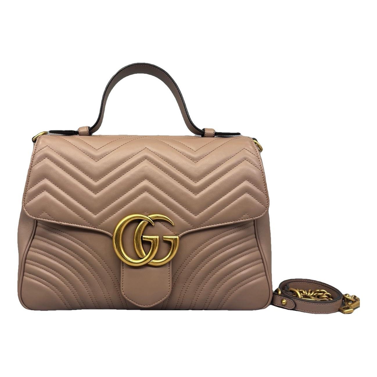 GG Marmont Flap leather handbag
