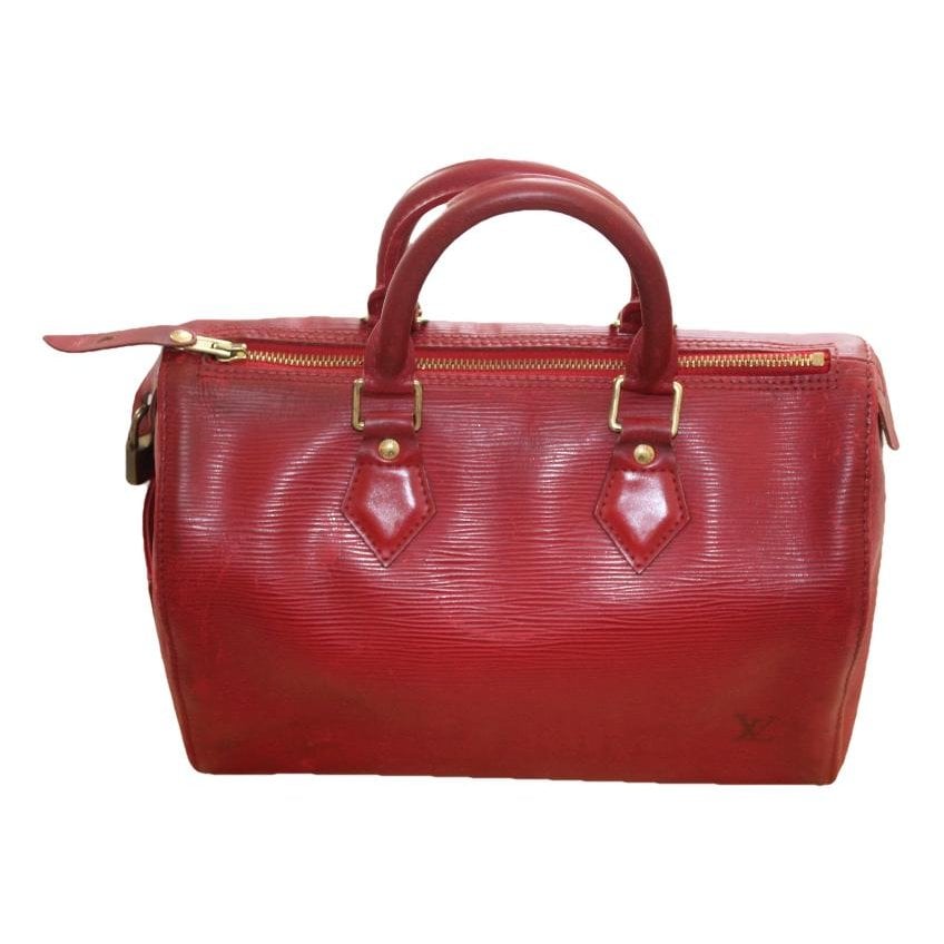Speedy leather handbag