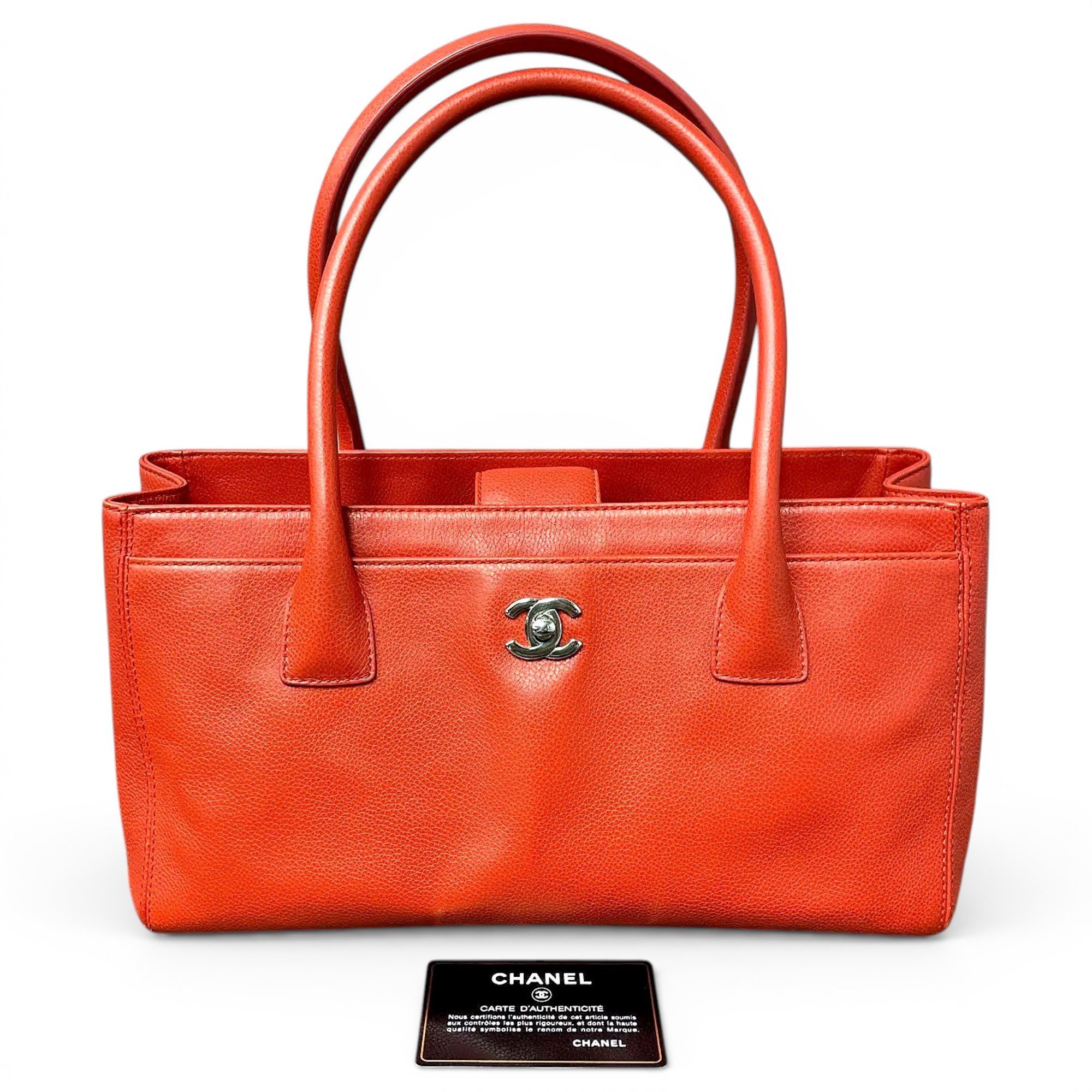 Executive leather tote