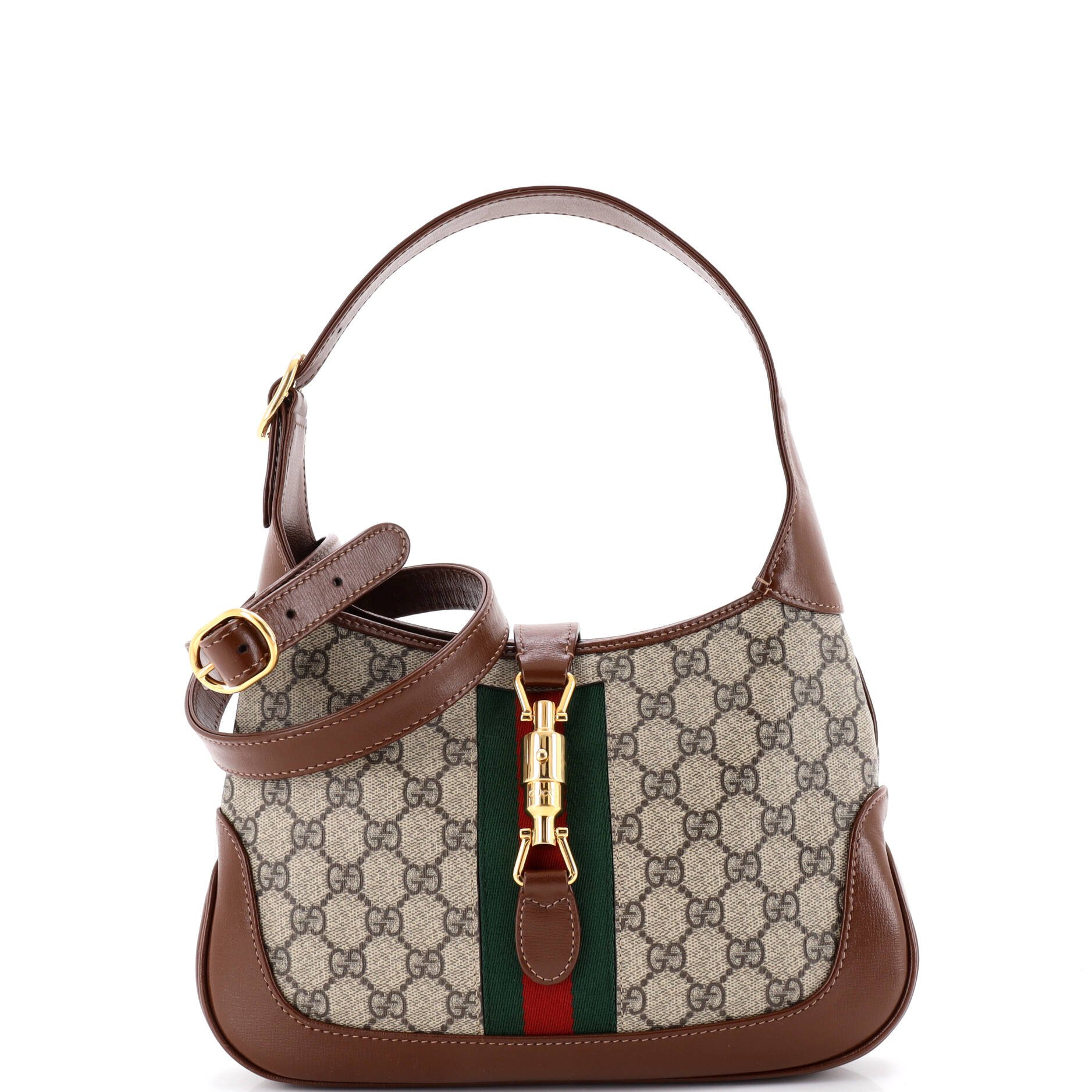 Jackie 1961 Hobo GG Coated Canvas Small