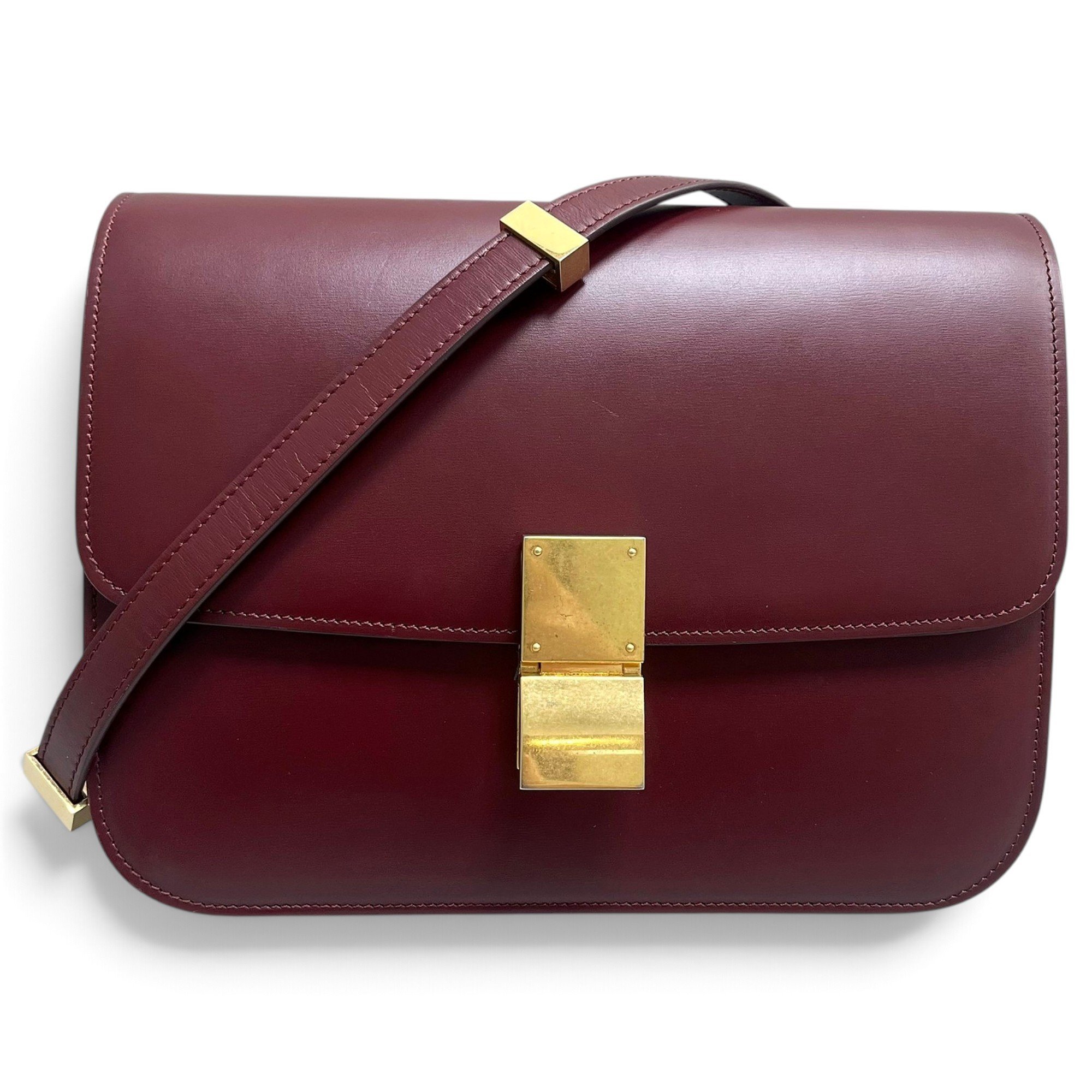 Classic leather handbag