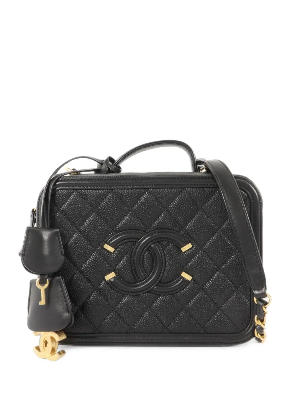 medium CC Filigree Vanity Case tote bag