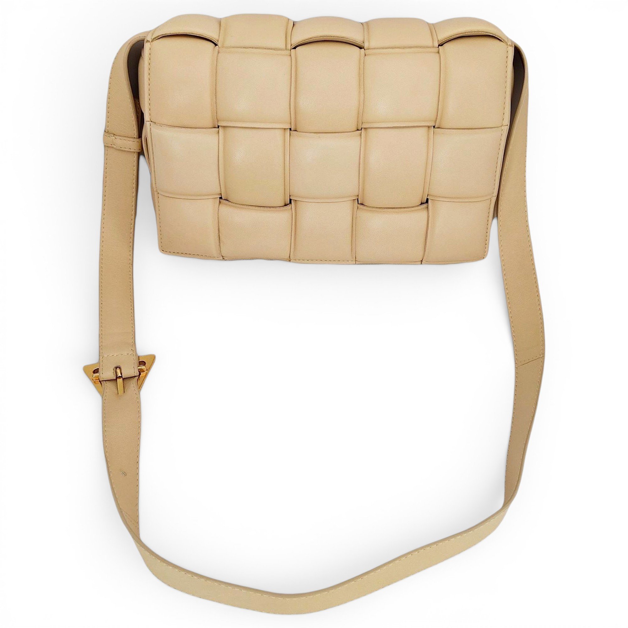 Cassette Padded leather handbag