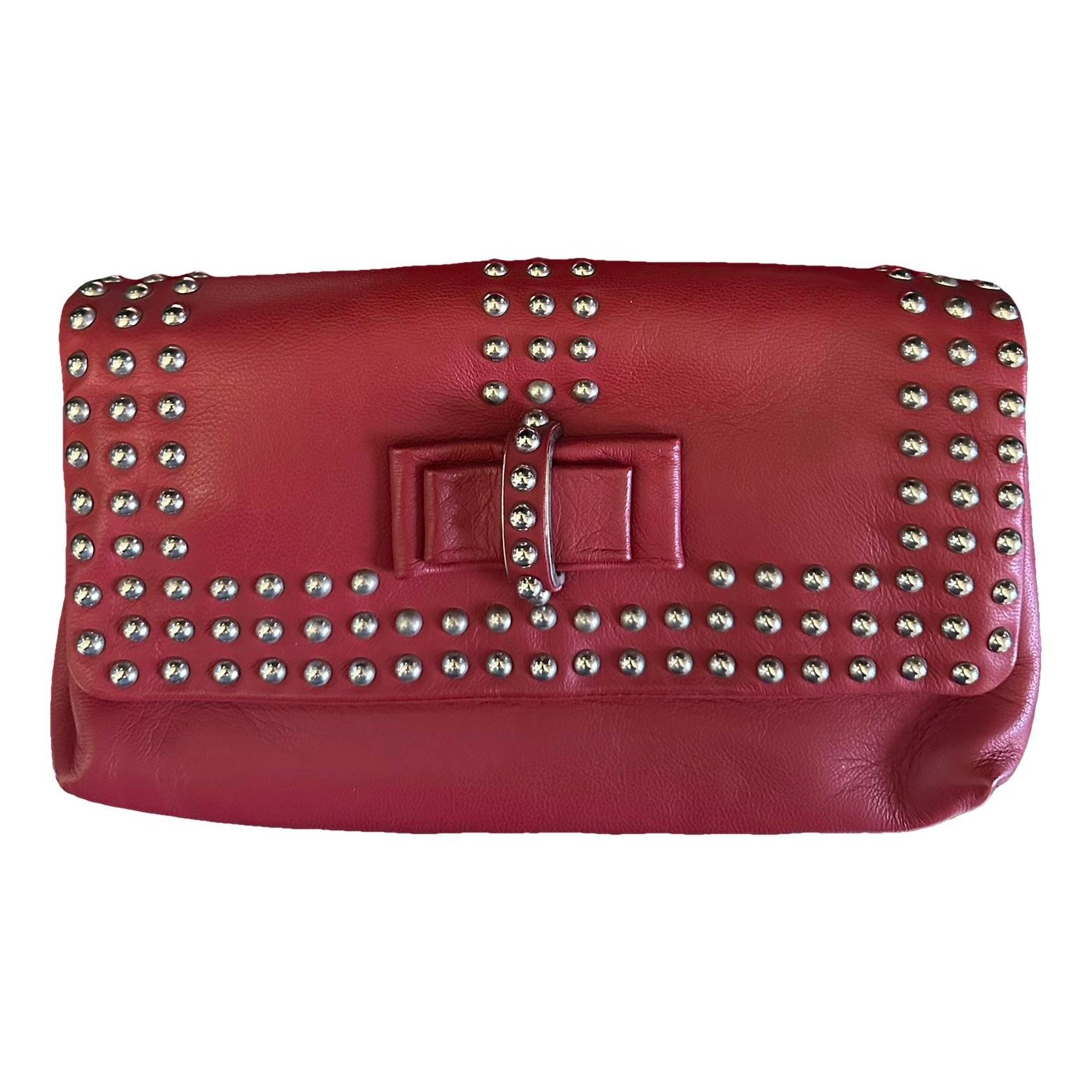 Sweet Charity leather clutch bag
