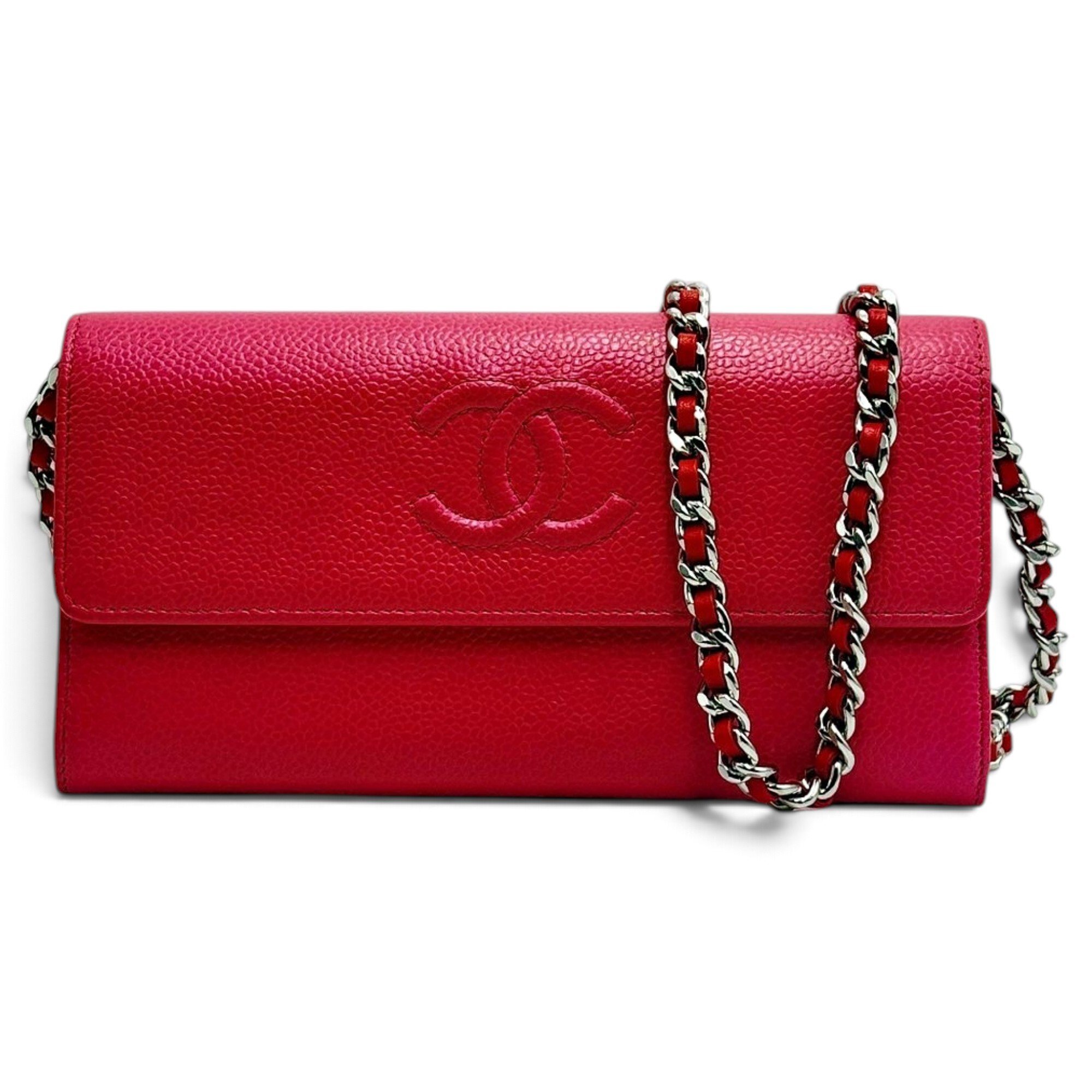 Wallet On Chain Timeless/Classique leather crossbody bag