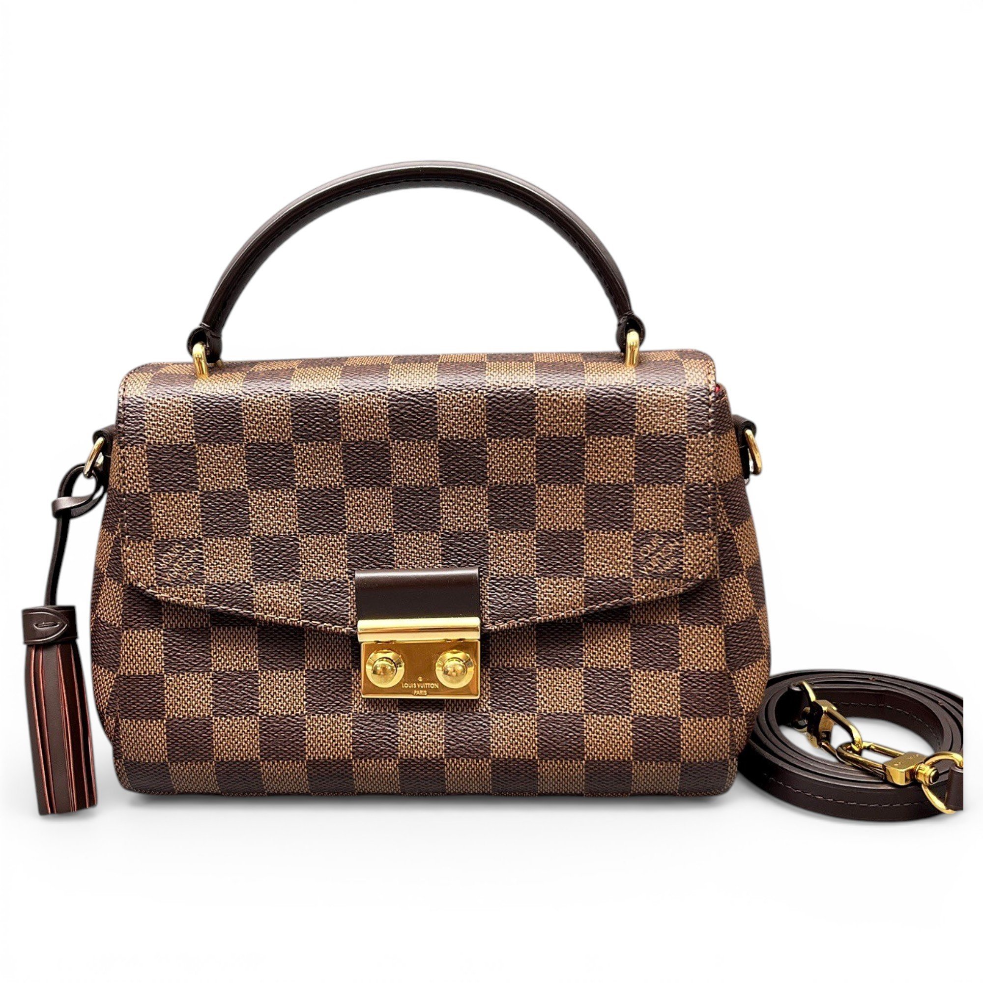Croisette leather handbag