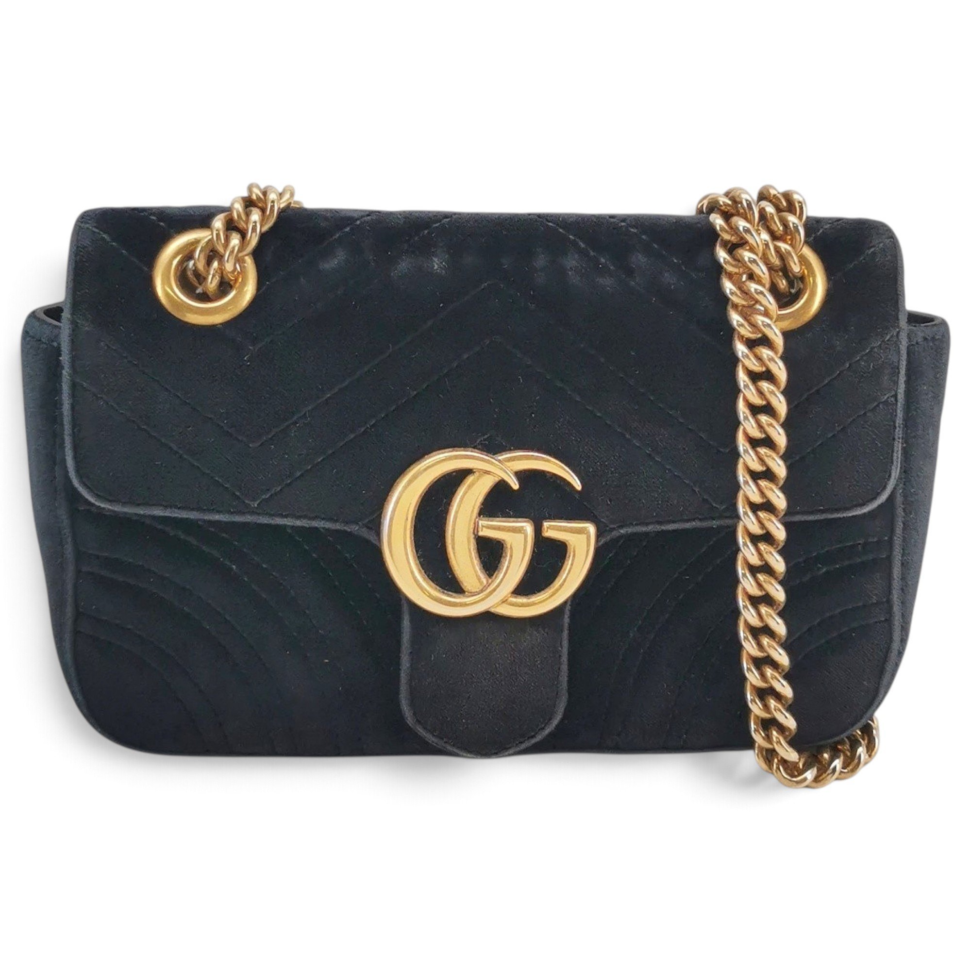 GG Marmont velvet handbag