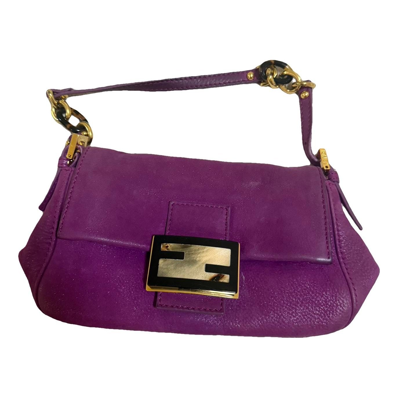 Baguette leather handbag