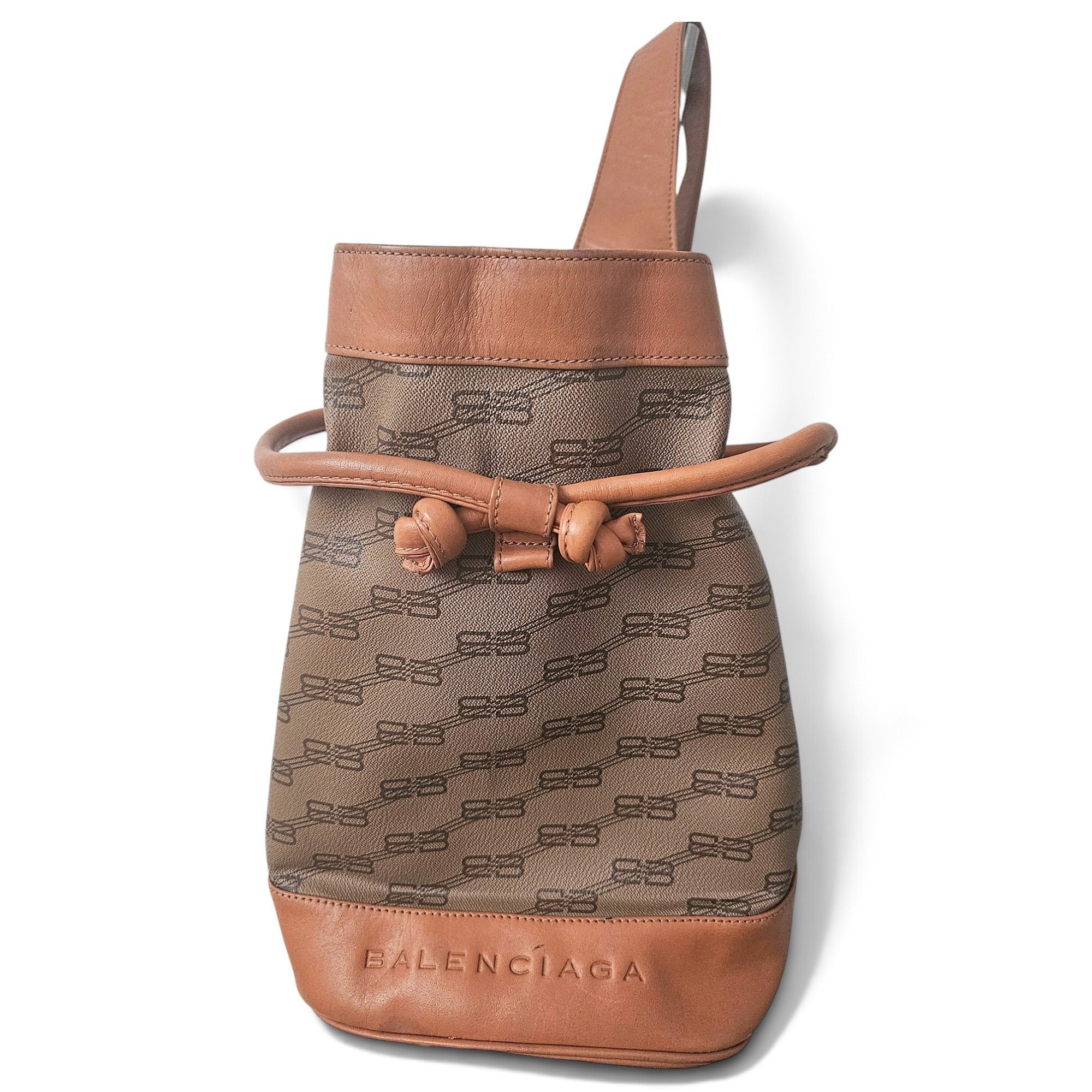 Leather backpack