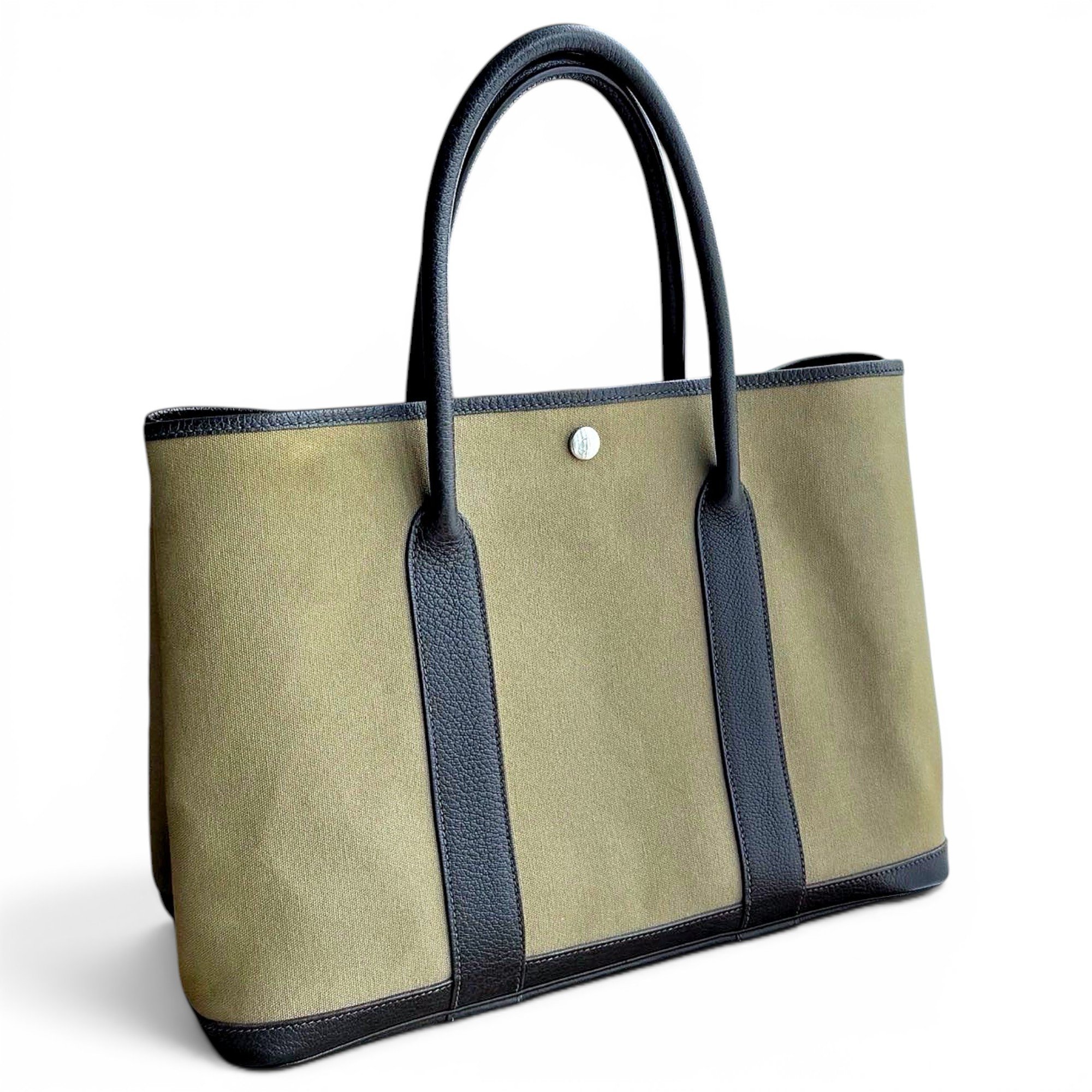 Garden Party leather handbag