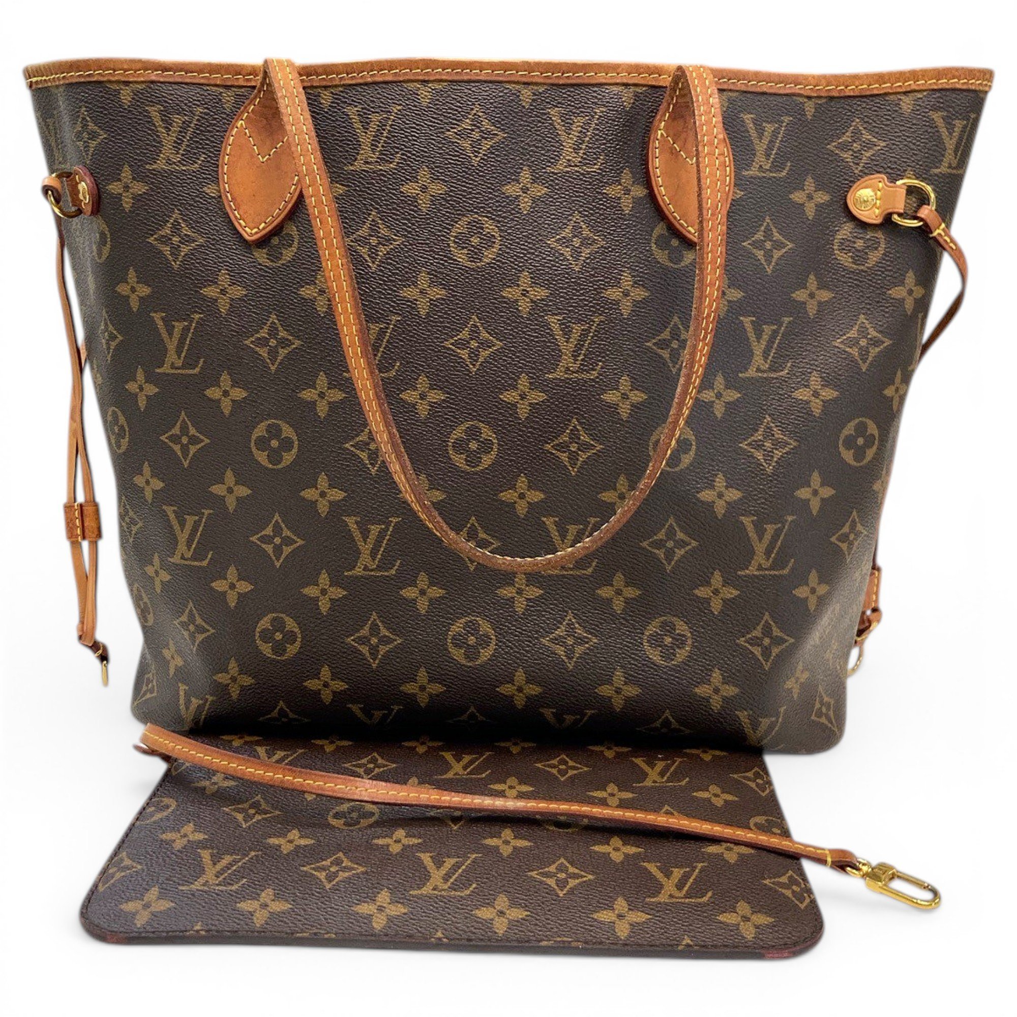 Neverfull leather tote