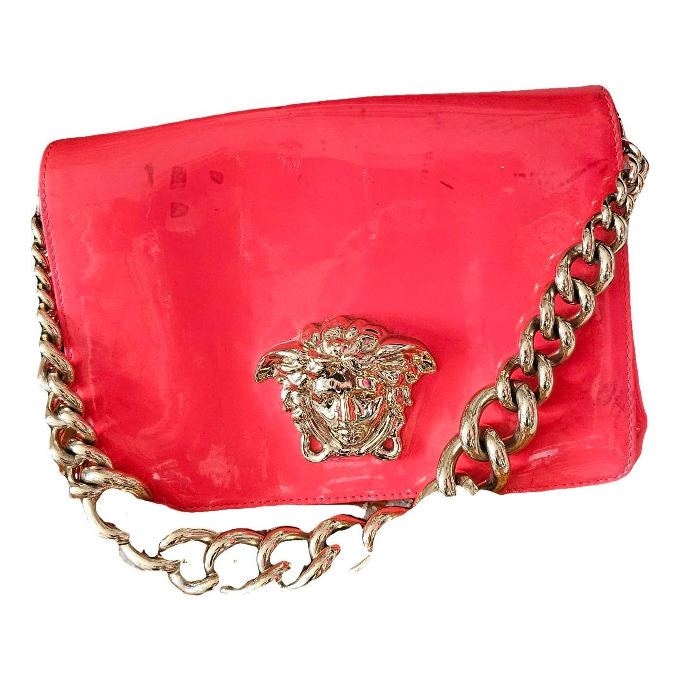 La Medusa patent leather handbag