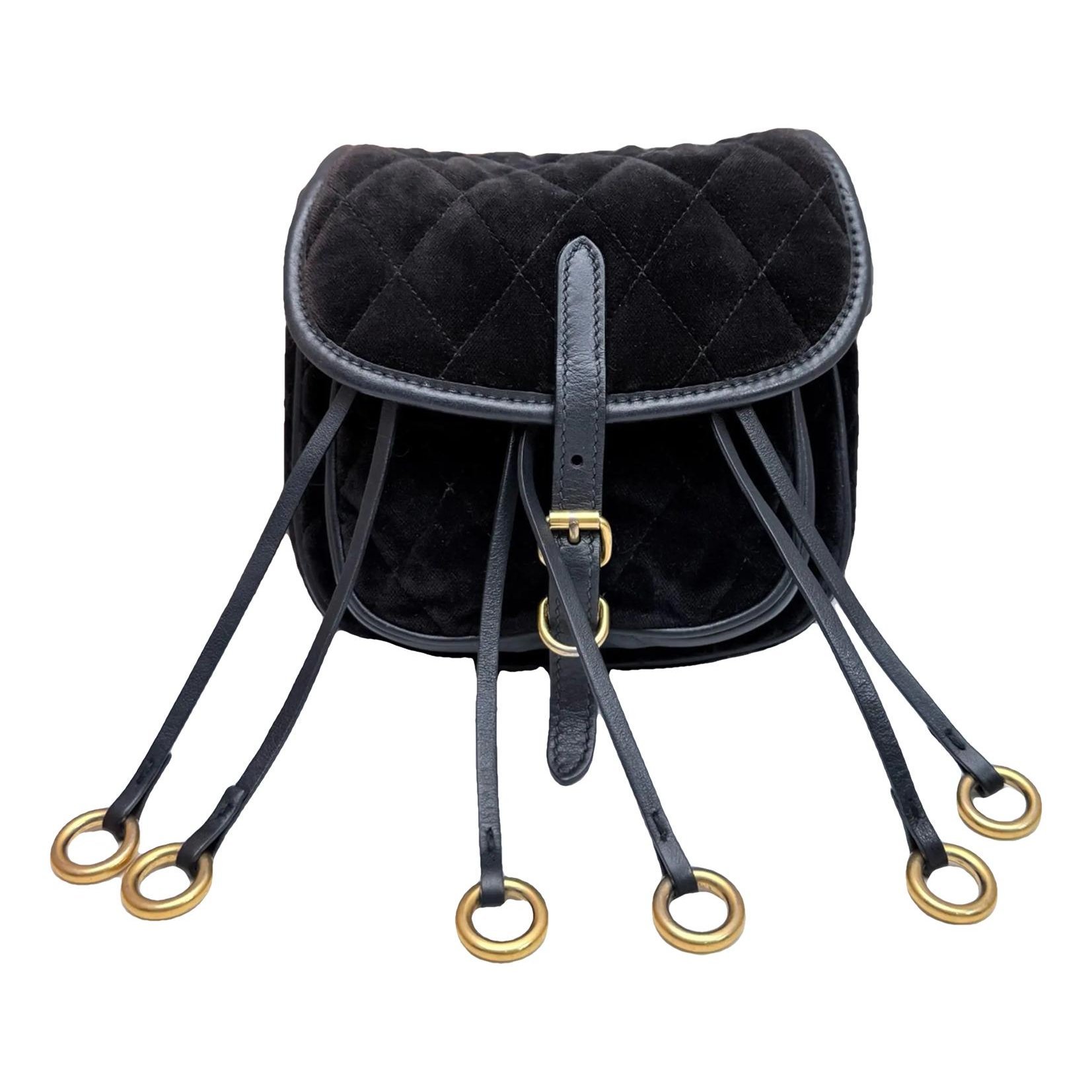Corsaire velvet handbag