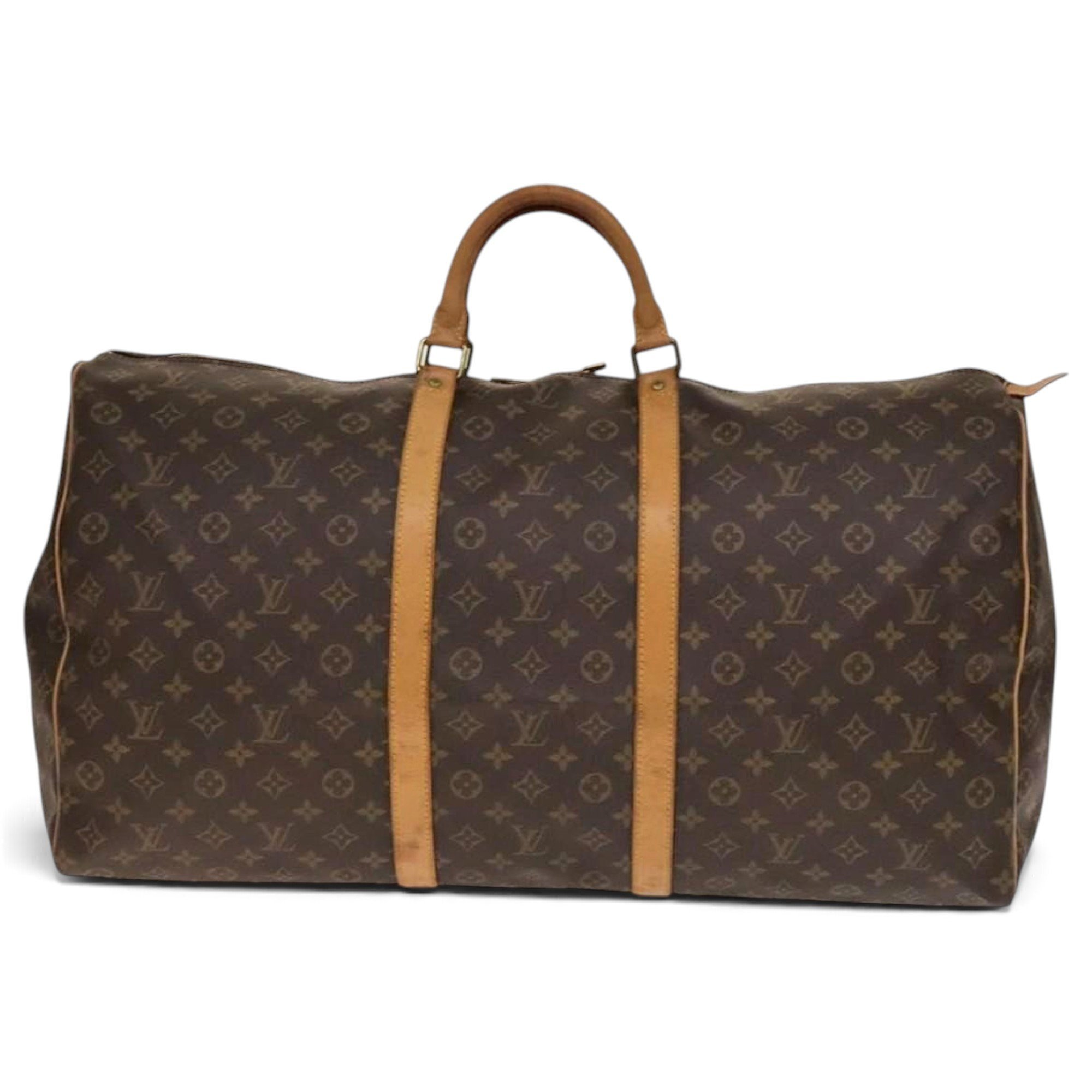 Leather bowling bag