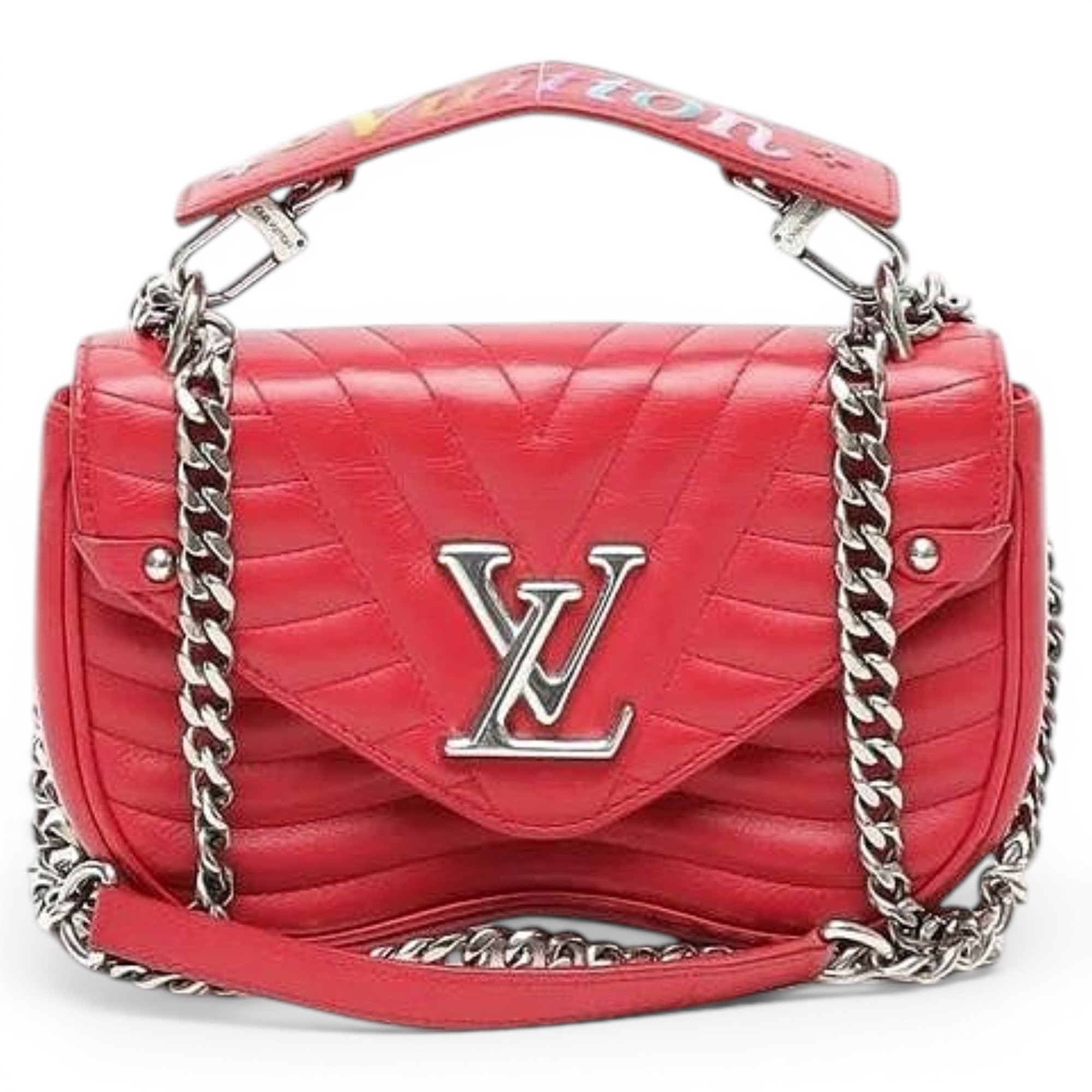 New Wave leather handbag