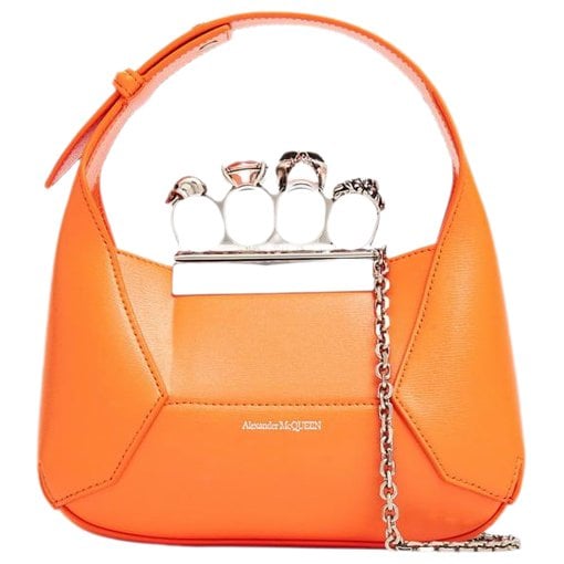 Alexander McQueen Knuckle leather crossbody bag