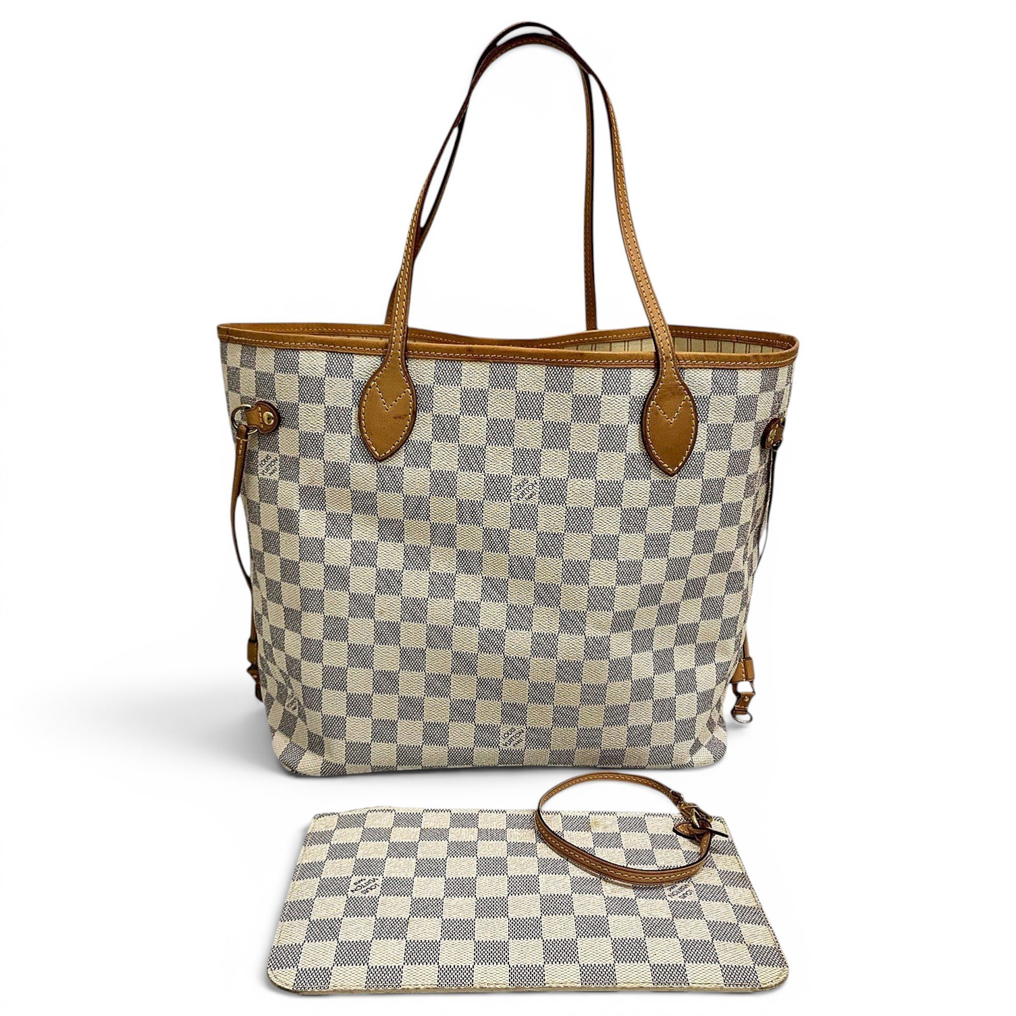 Neverfull leather tote