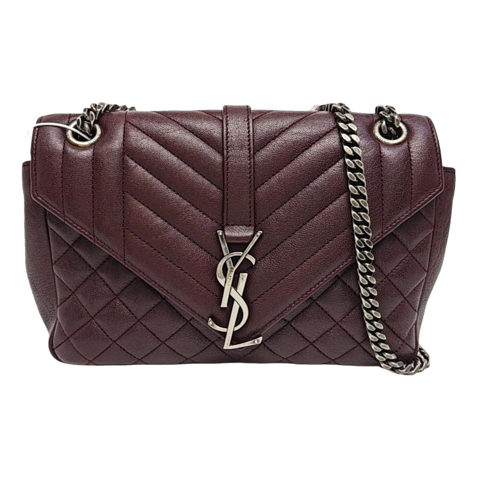Envelope leather crossbody bag
