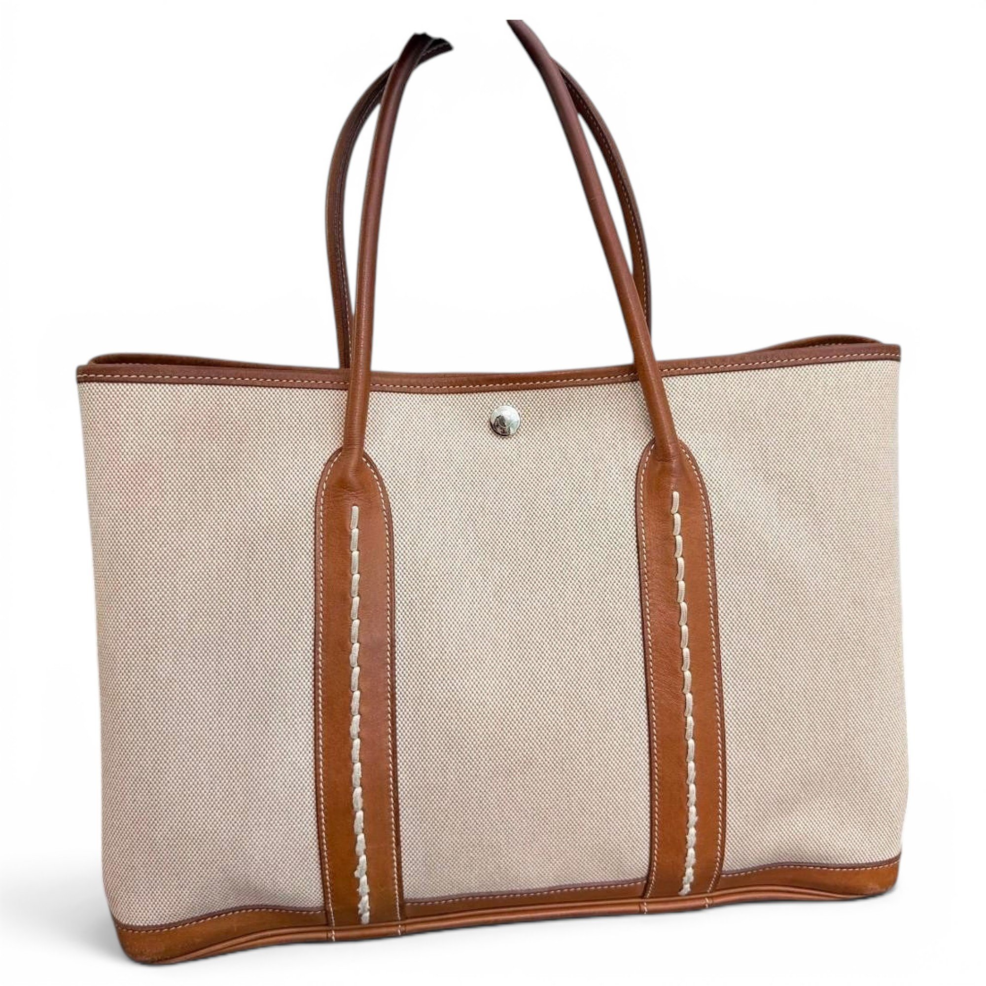 Garden Party leather handbag