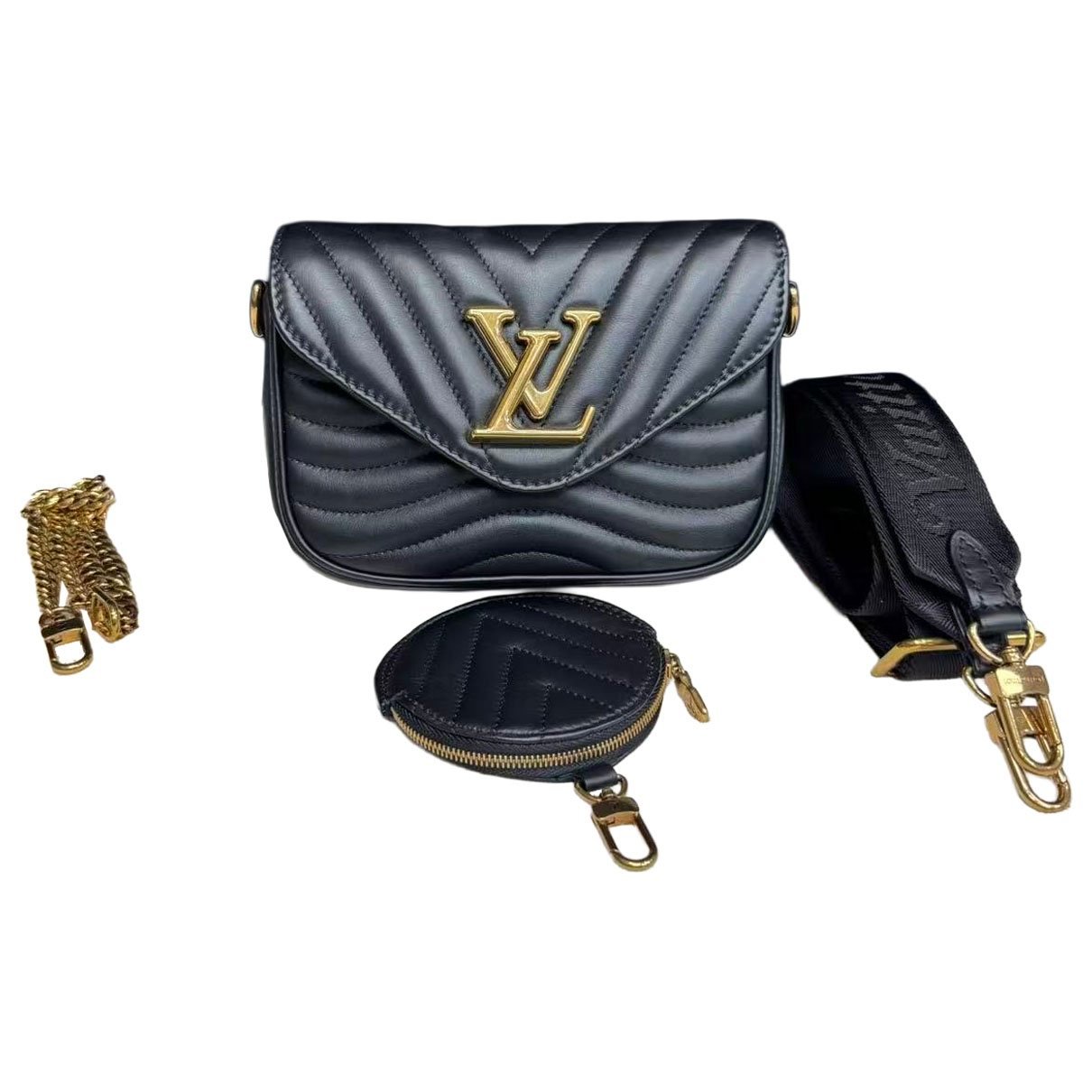 New Wave leather handbag