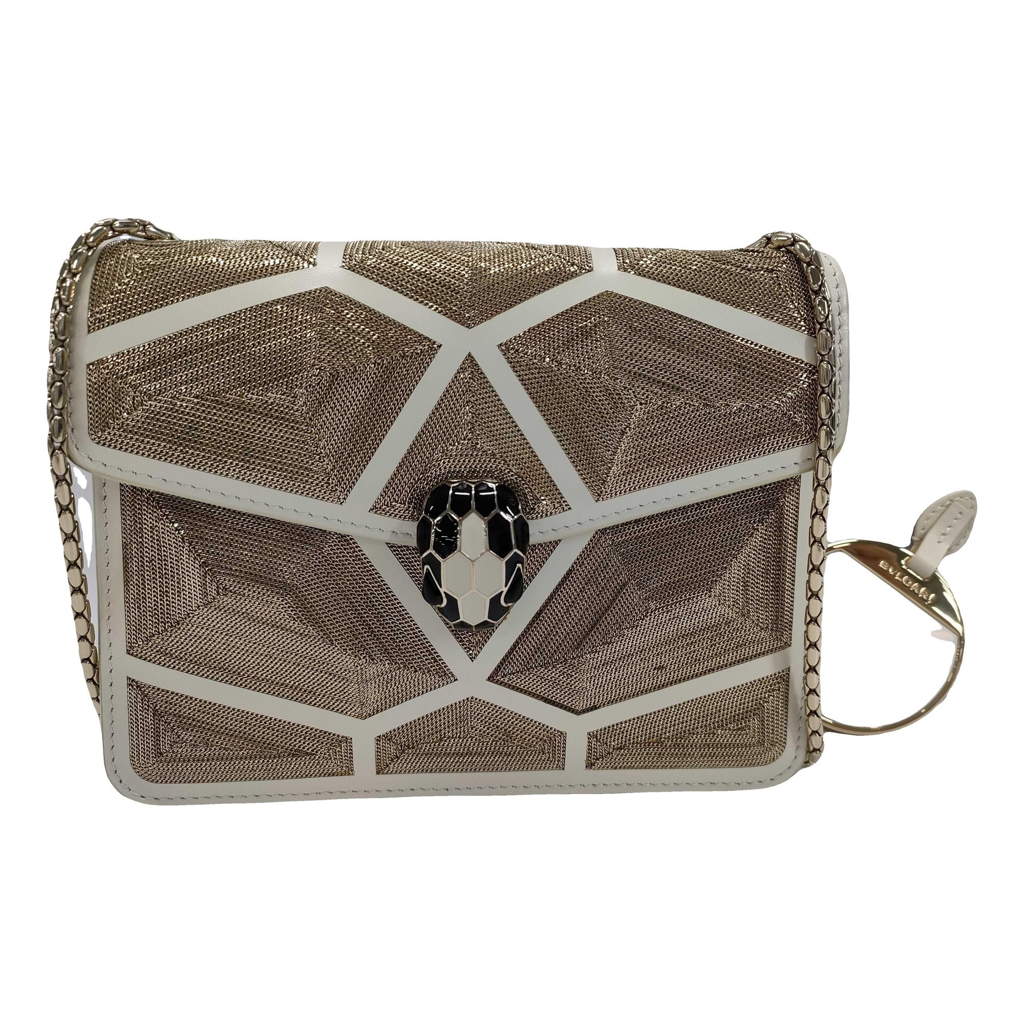 Serpenti leather handbag