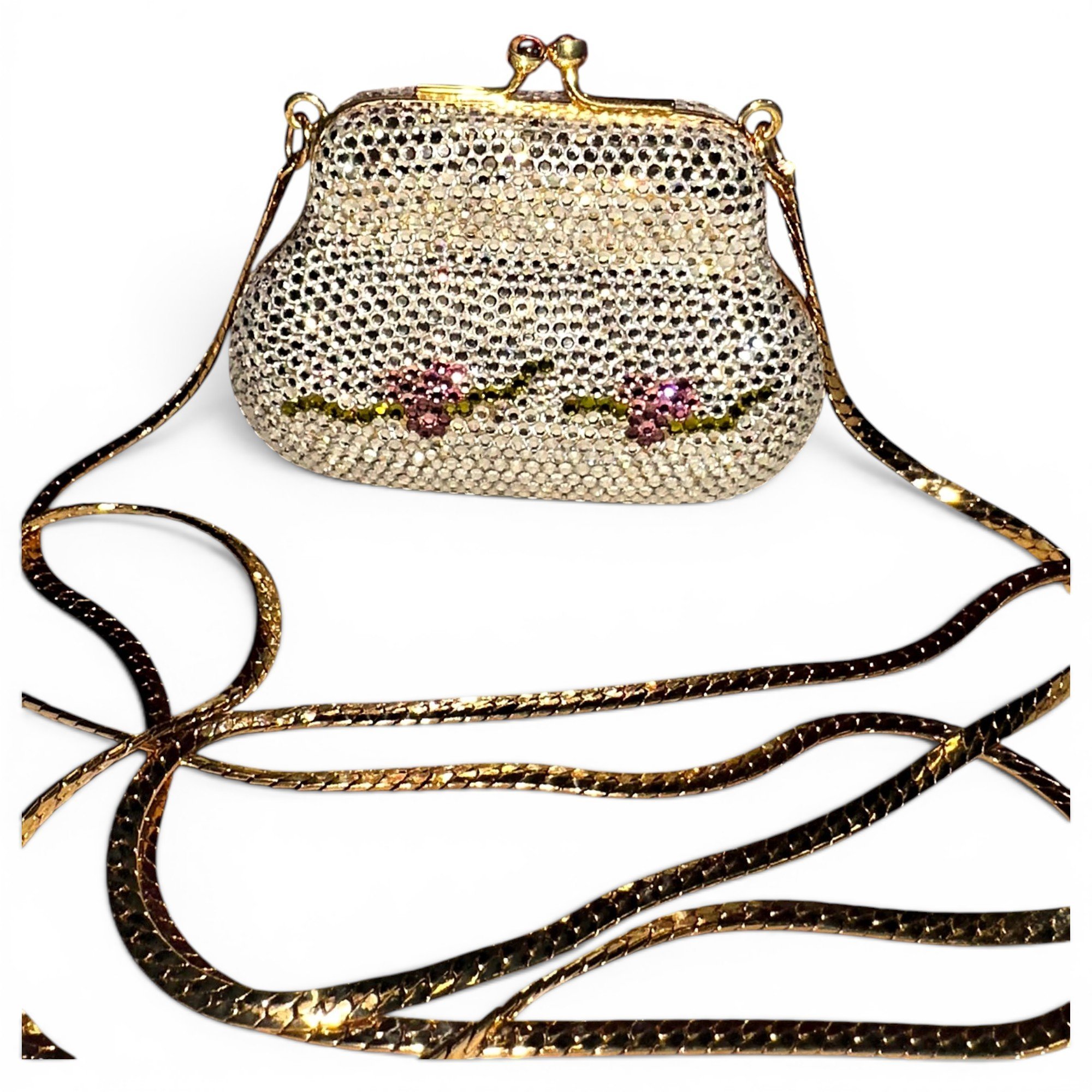 Leather clutch bag