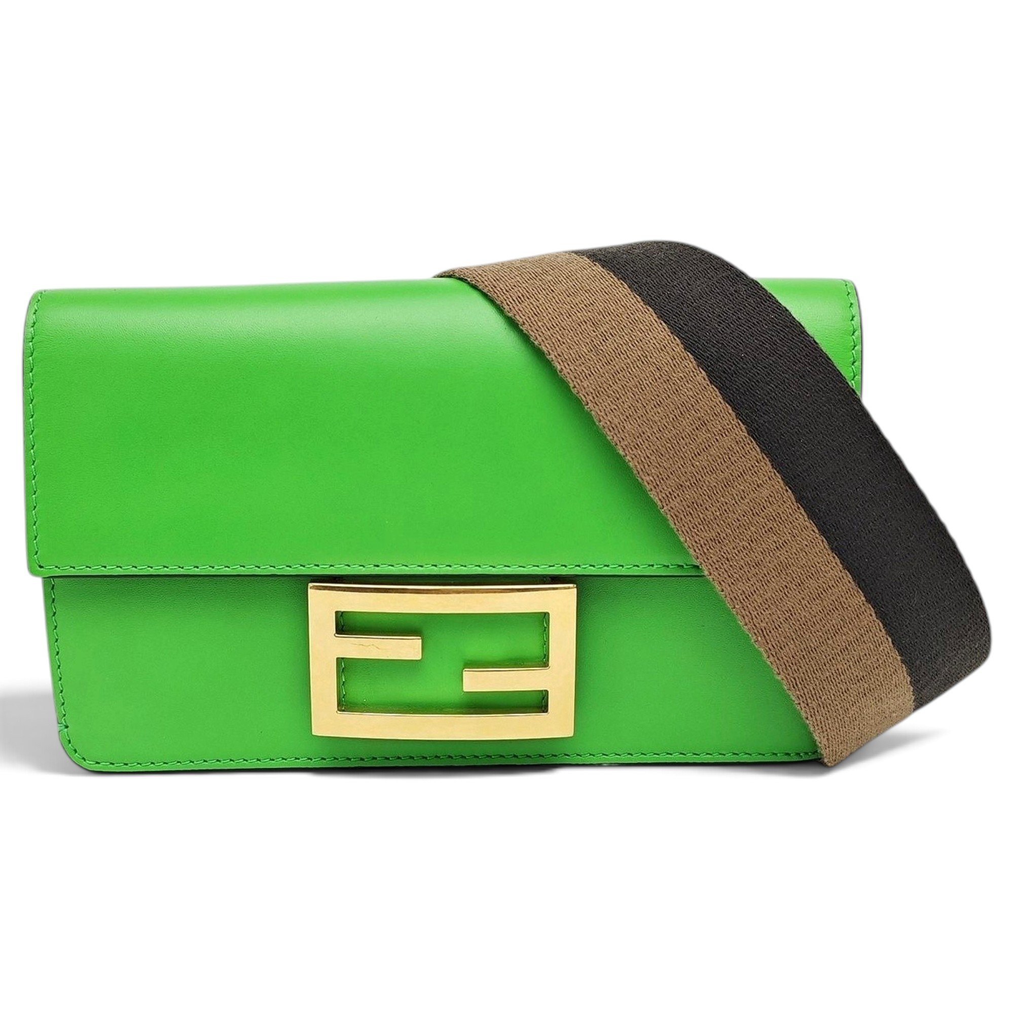 Baguette leather handbag