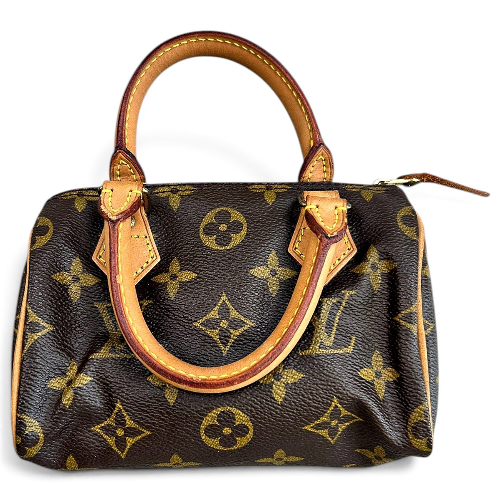 Nano Speedy / Mini HL leather handbag