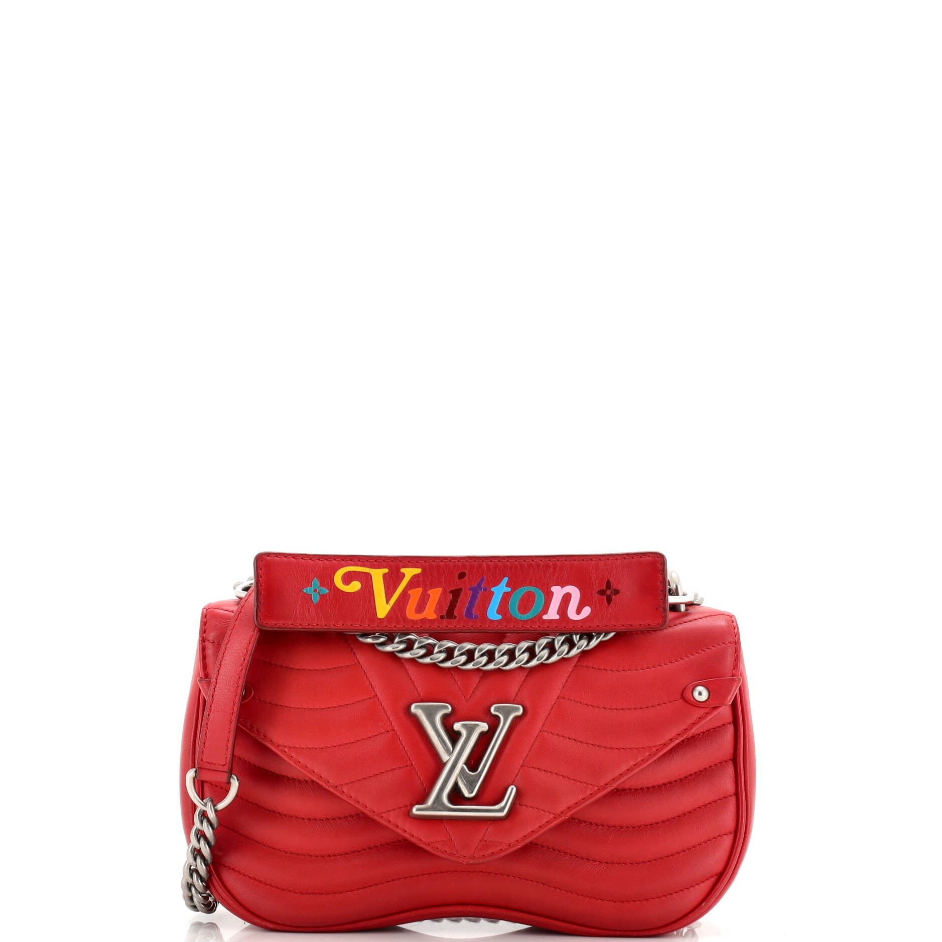 Louis Vuitton New Wave Chain Bag Quilted Leather MM