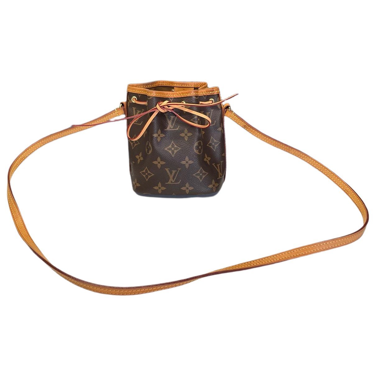 Nano Noé leather handbag
