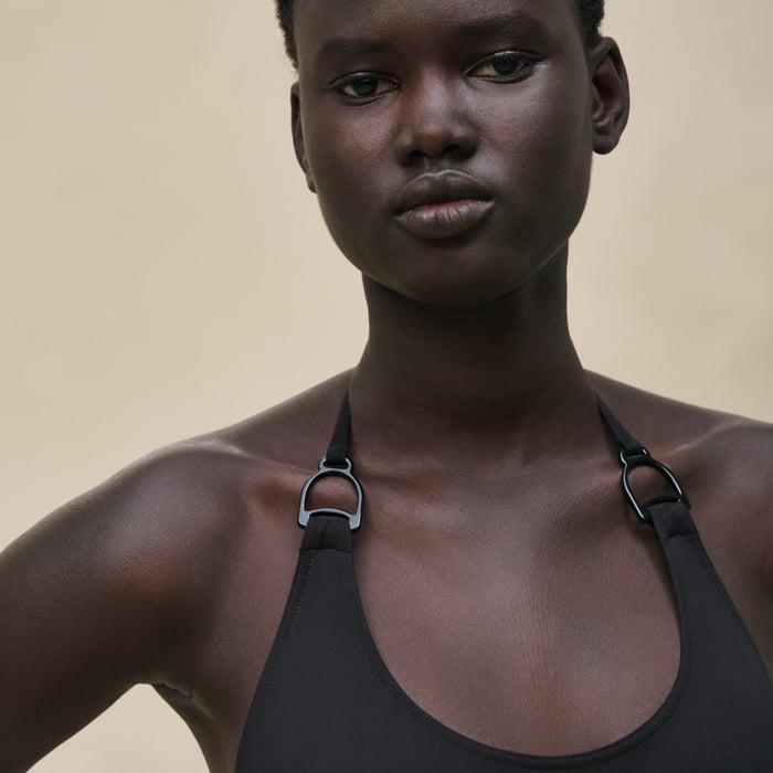Noir Heather Swimsuit