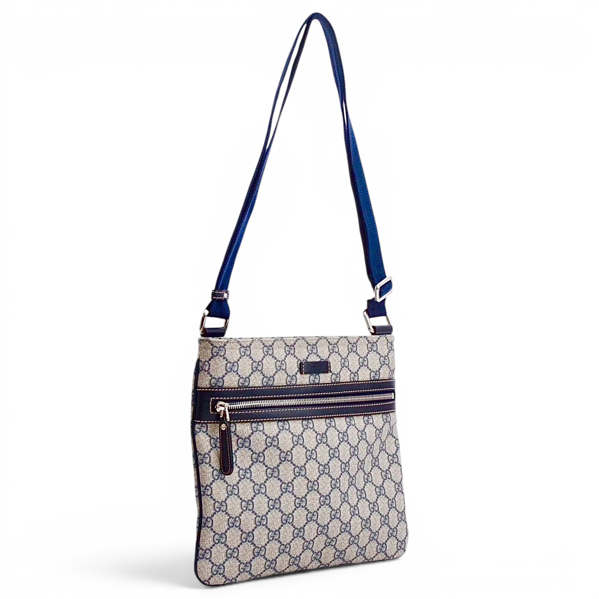 Ophidia GG leather crossbody bag