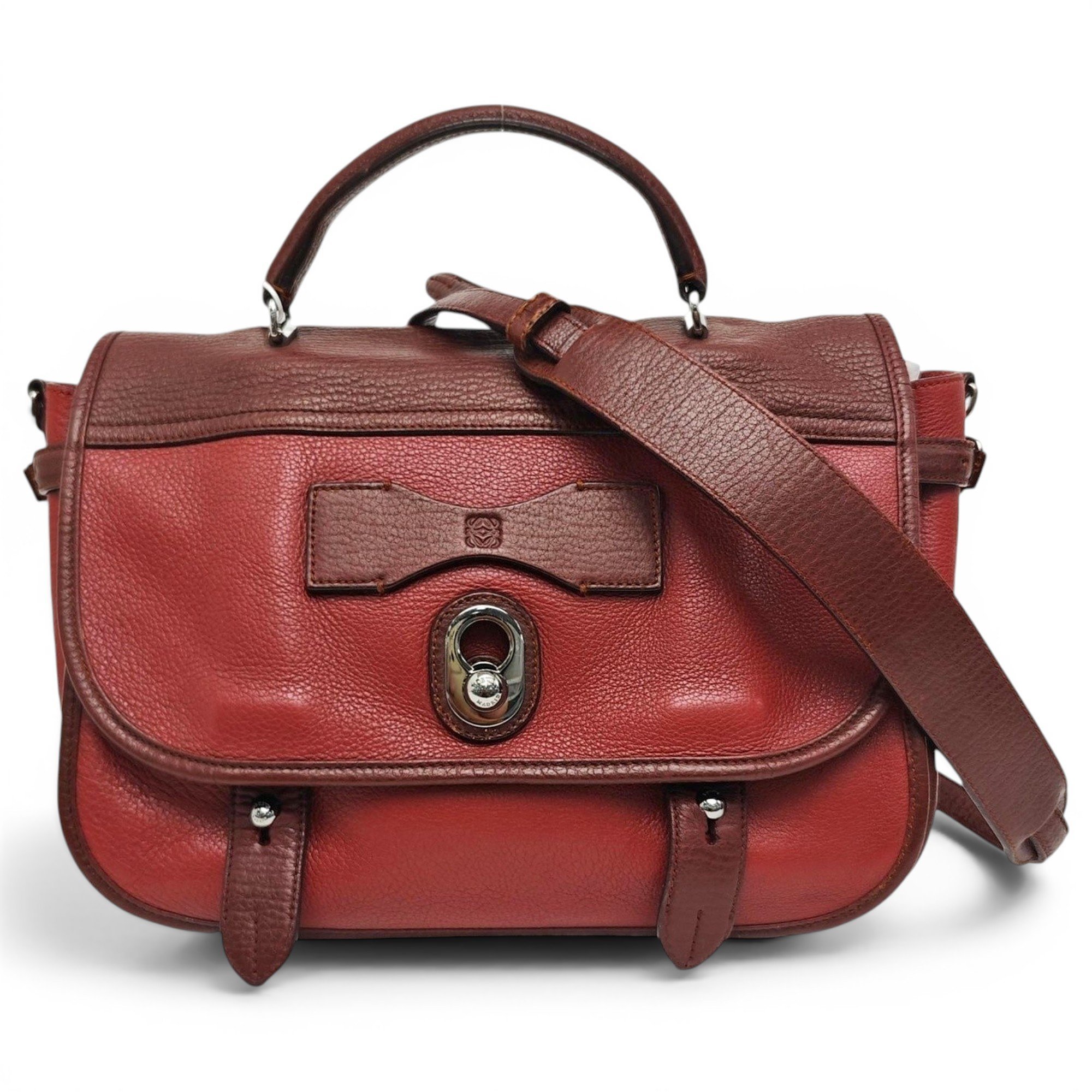 Leather handbag