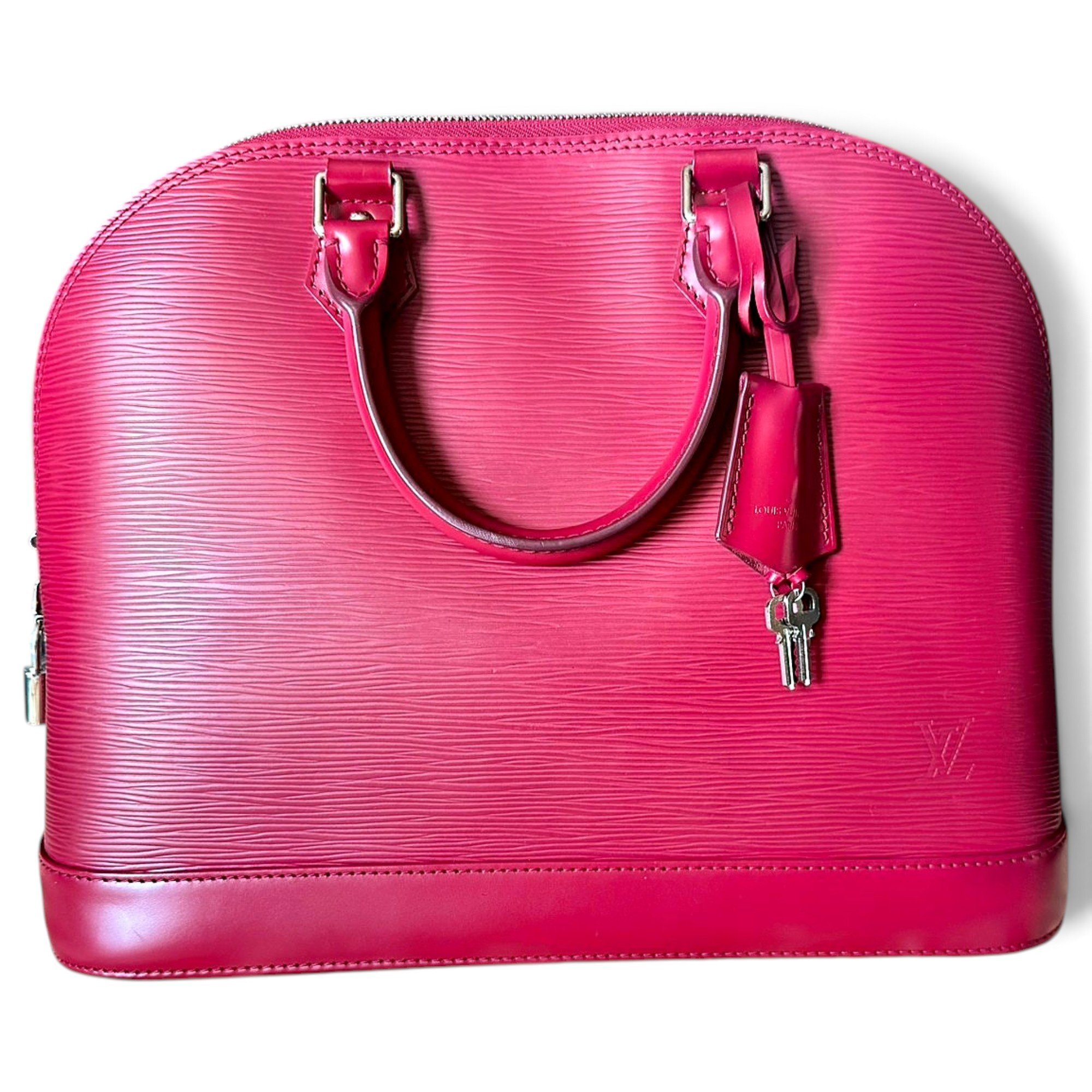 Louis Vuitton Alma leather handbag