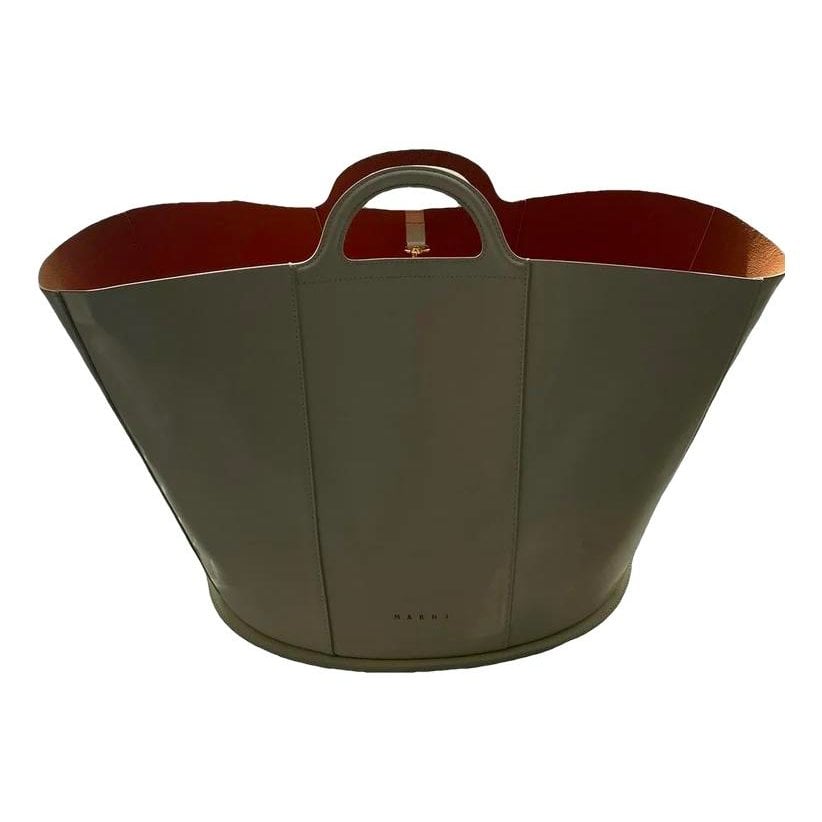 Tropicalia leather tote