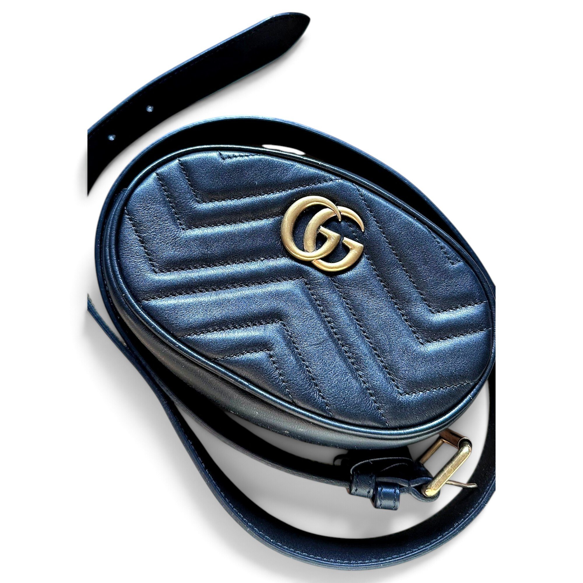 Marmont leather clutch bag