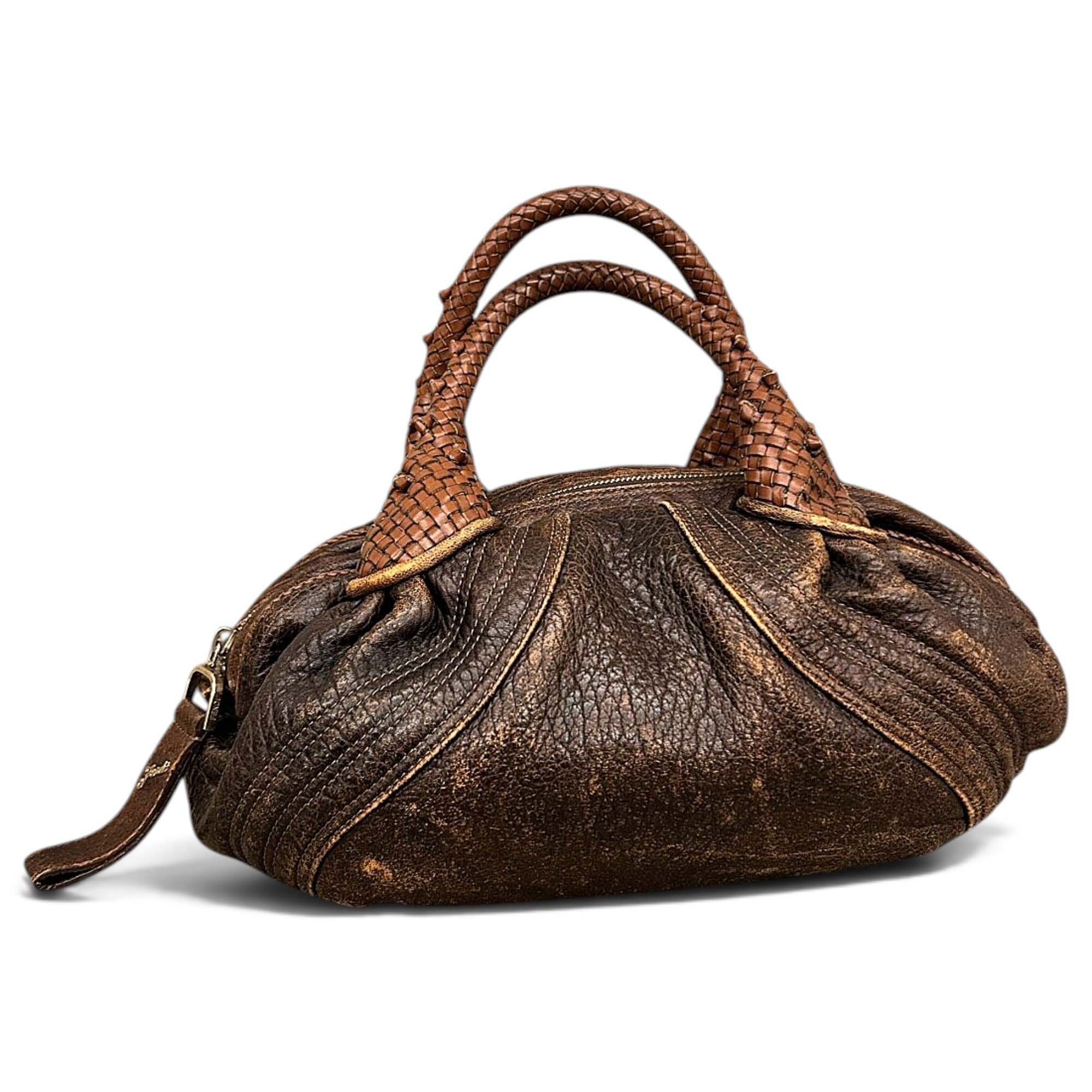 Spy leather handbag