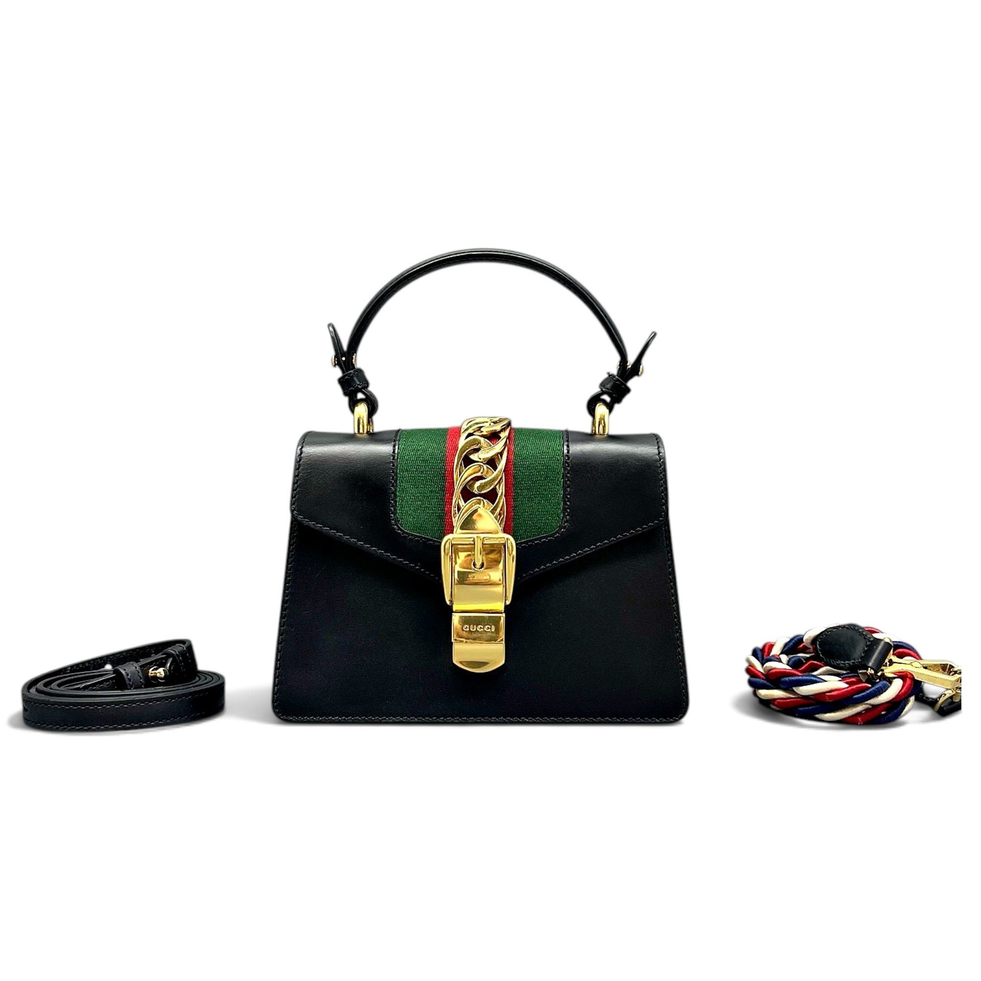 Sylvie Top Handle leather handbag