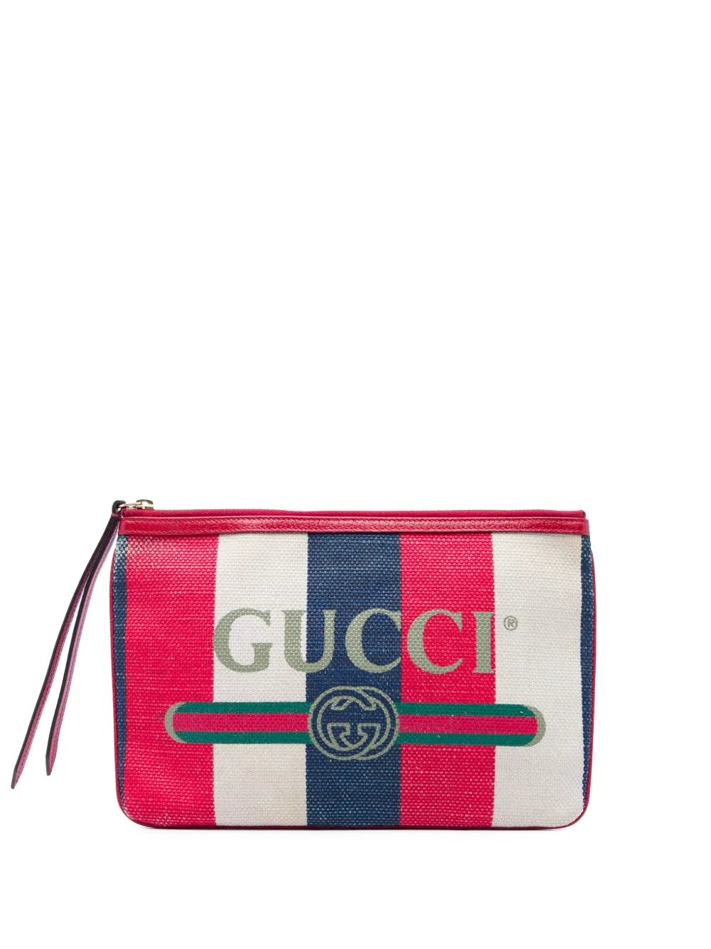 2000-2015 Canvas Baiadera Striped clutch bag