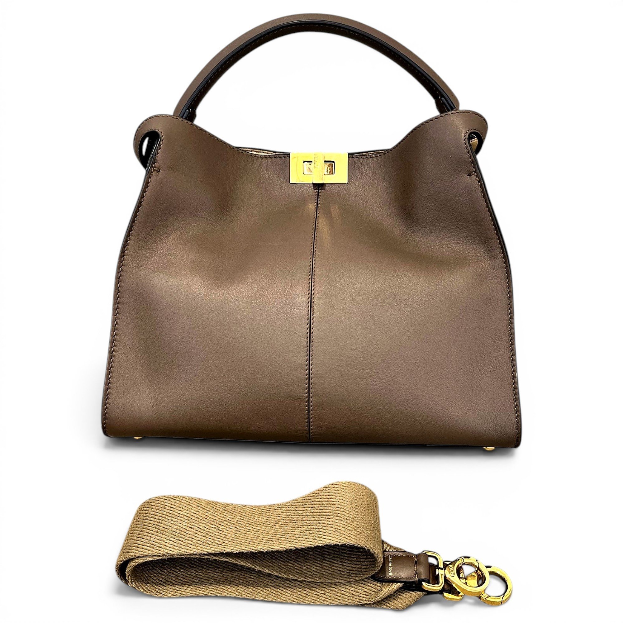Peekaboo X-Lite leather handbag