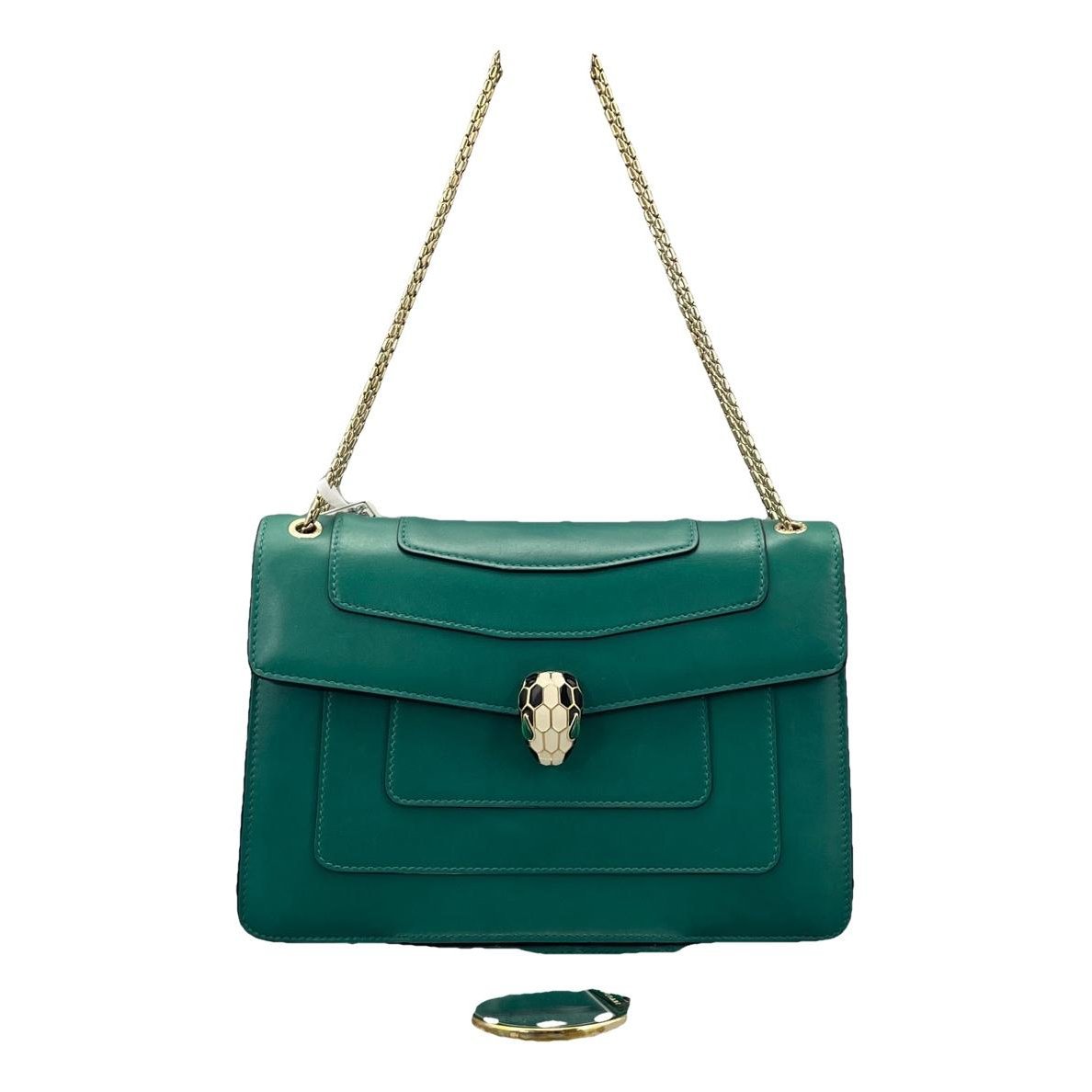 Serpenti leather handbag