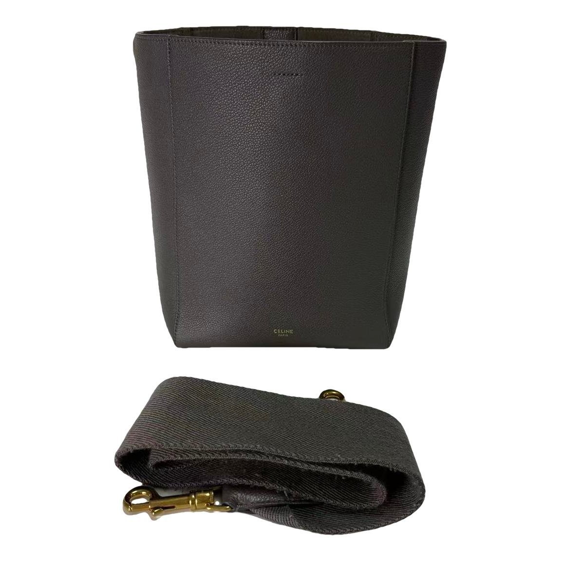 Seau Sangle leather tote